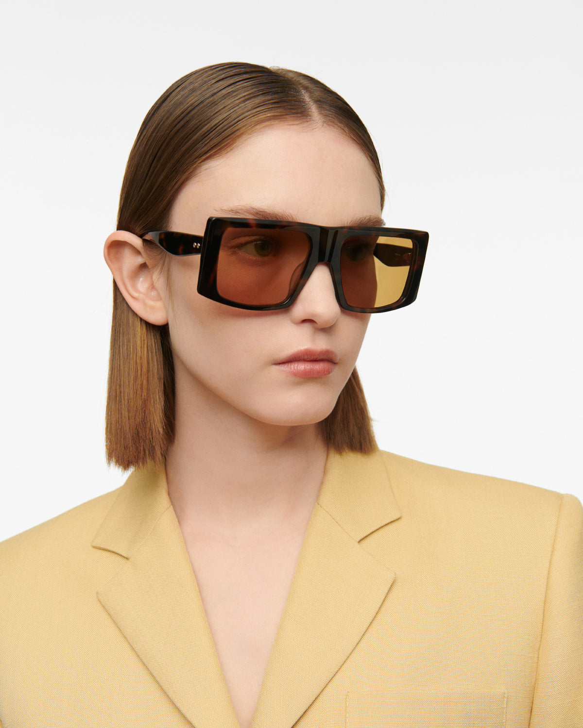 THRIVE 016: Cuadrada Acetato Havana sunglasses by GIGI STUDIOS 7667