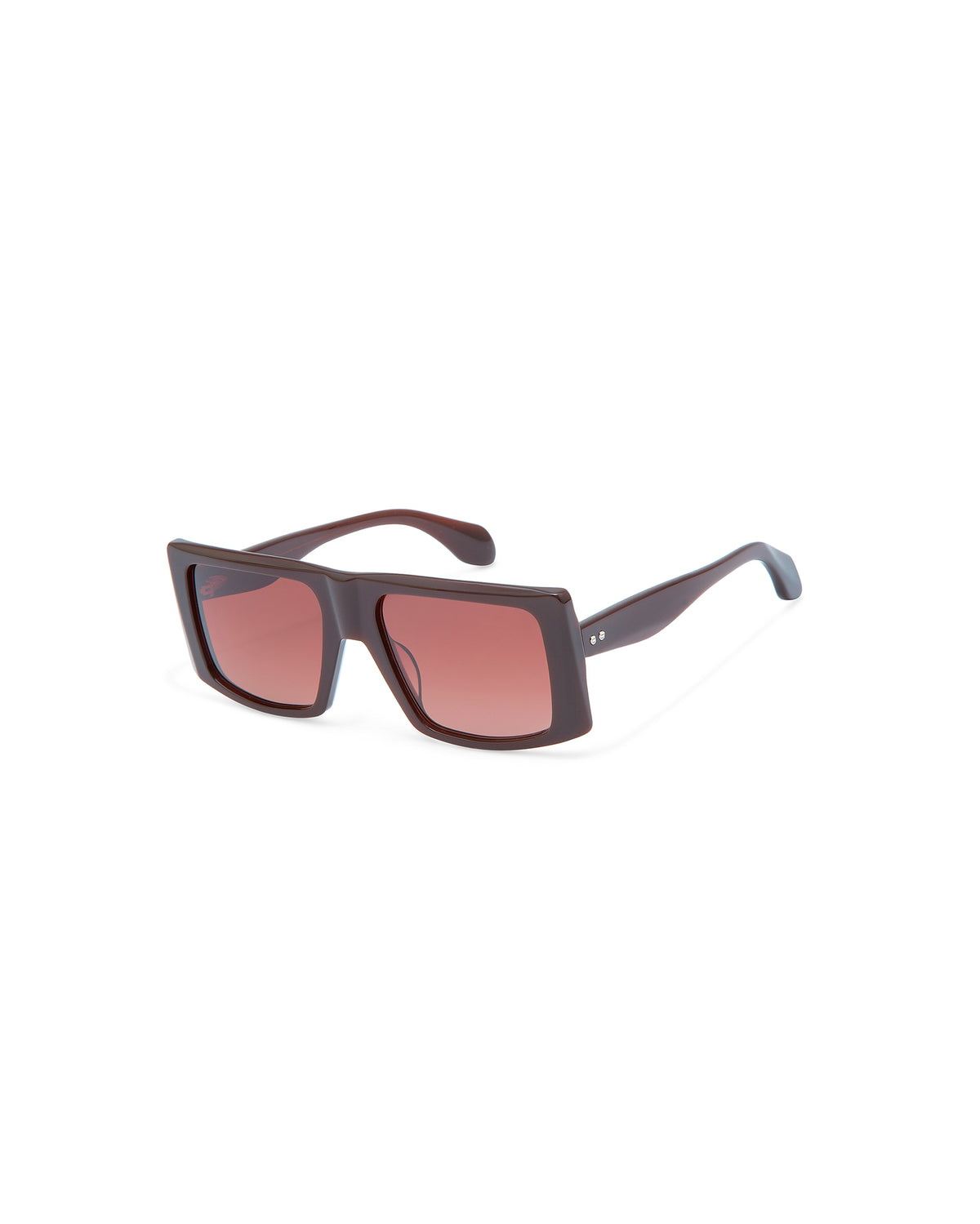 THRIVE 016: Cuadrada Acetato Marrón sunglasses by GIGI STUDIOS 7320