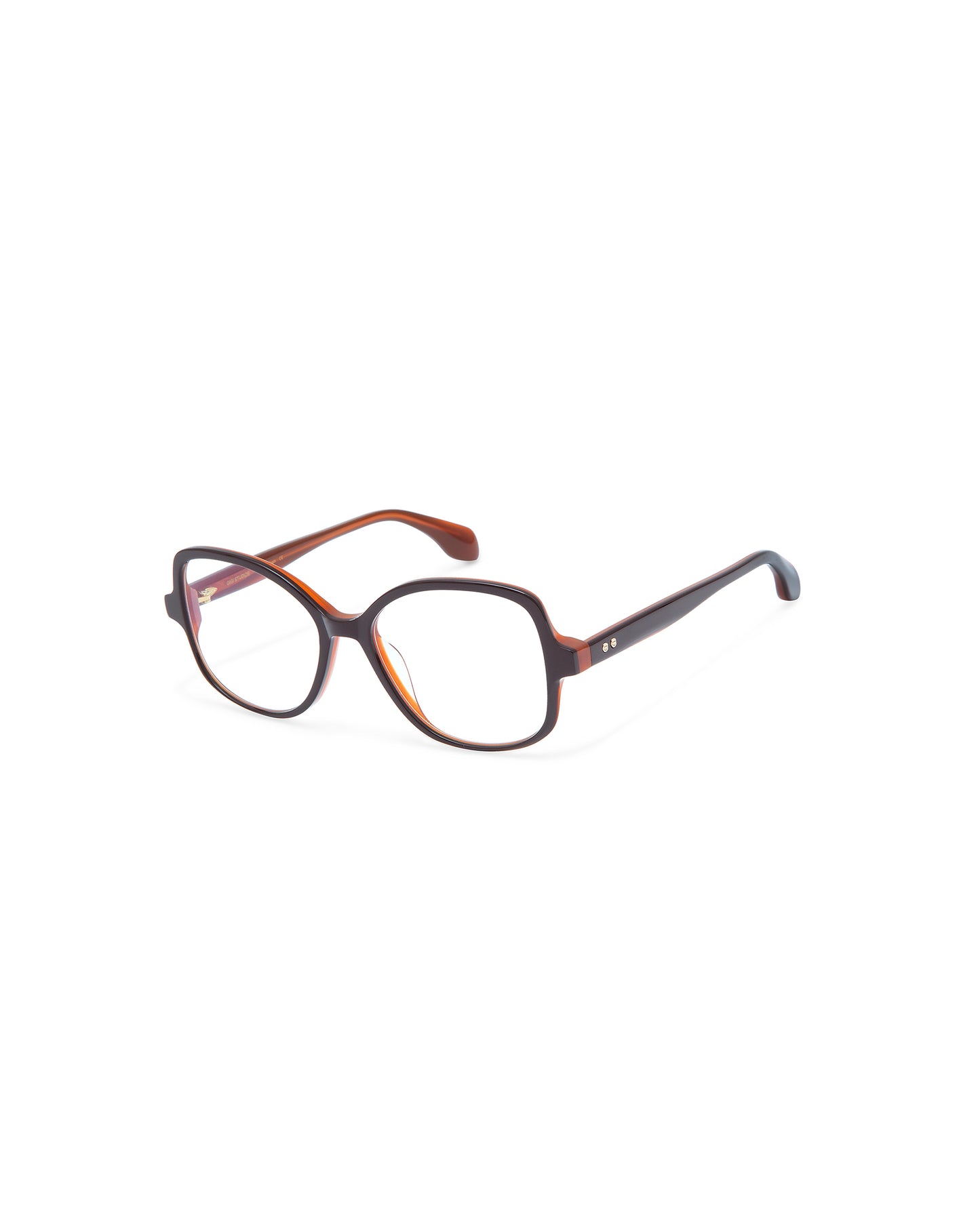 THRIVE 008: Geométricas Acetato Marrón optical glasses by GIGI STUDIOS 7446