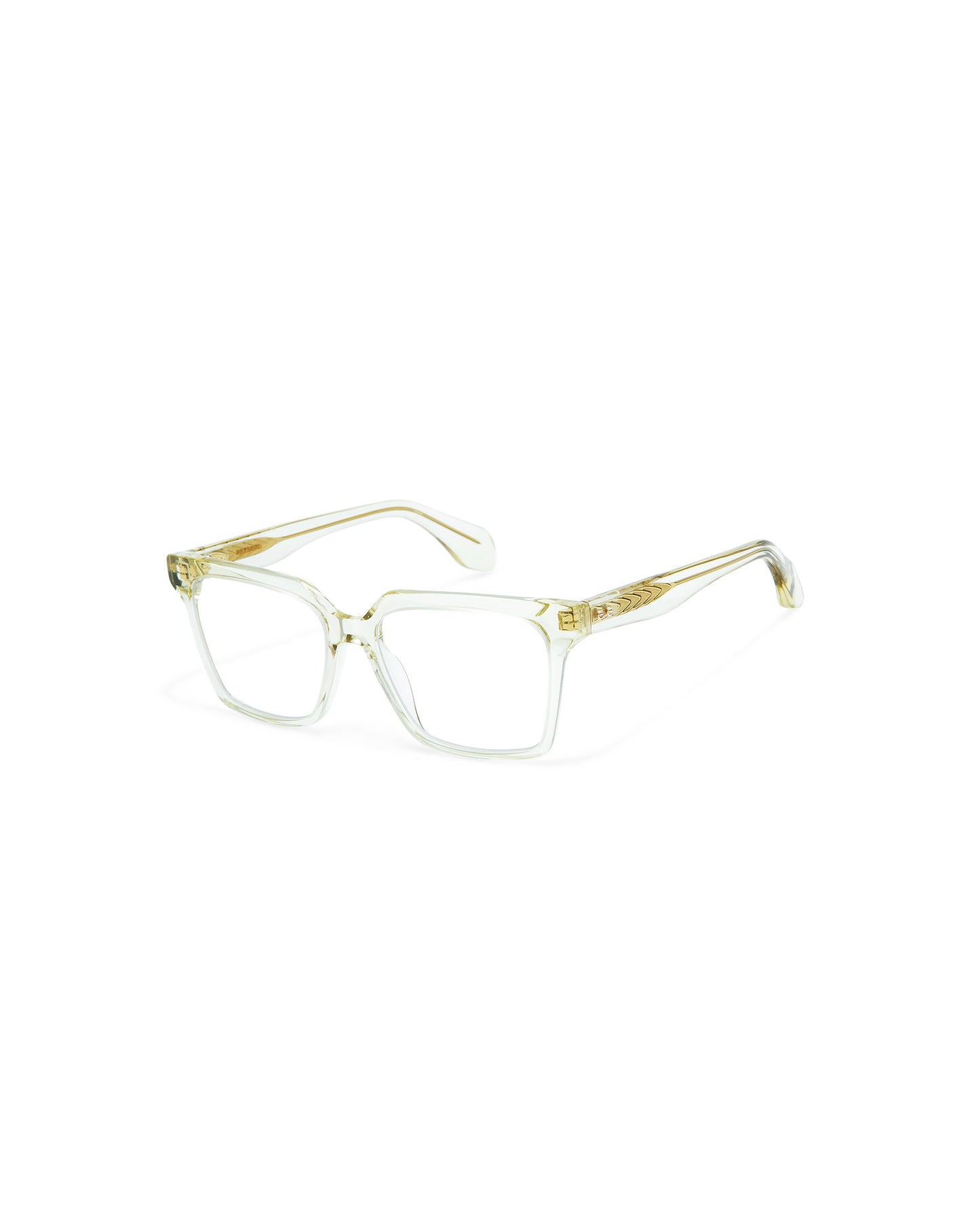 THRIVE 010: Cuadrada Acetato Blanco optical glasses by GIGI STUDIOS 7466