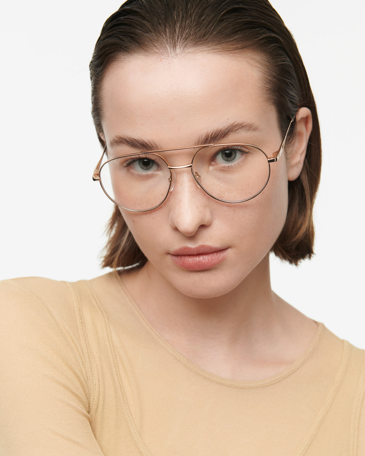 THRIVE 013: Aviador Metal Doré optical glasses by GIGI STUDIOS 7727