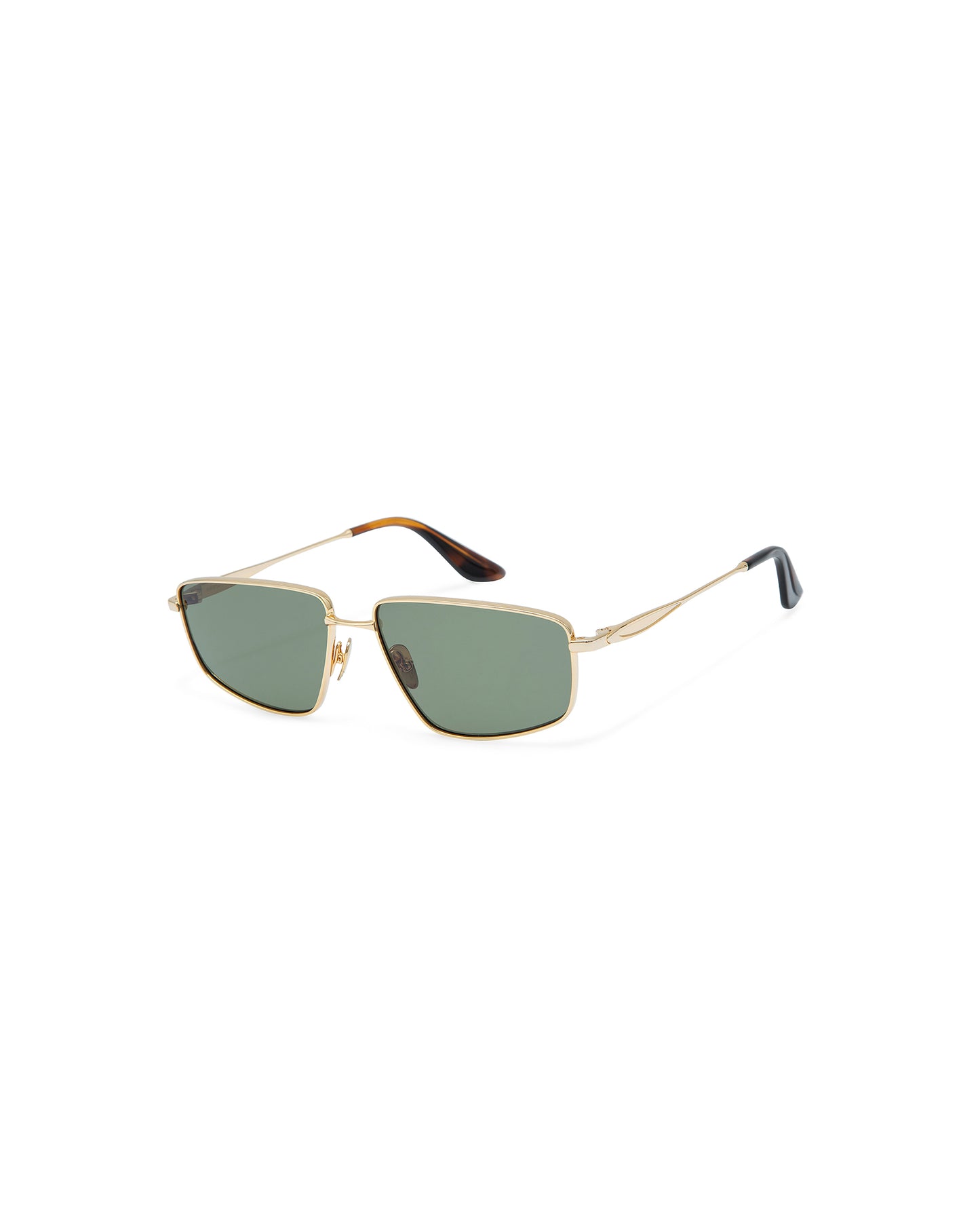 THRIVE 029: Rectangular Metal Doré sunglasses by GIGI STUDIOS 7504