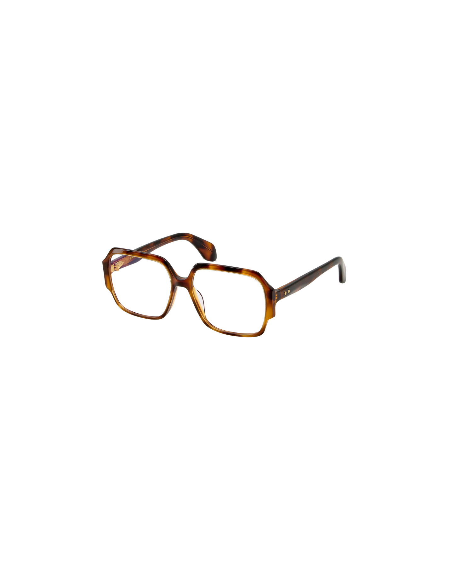 NEIRA: Geométricas Acetato Havana optical glasses by GIGI STUDIOS 8734