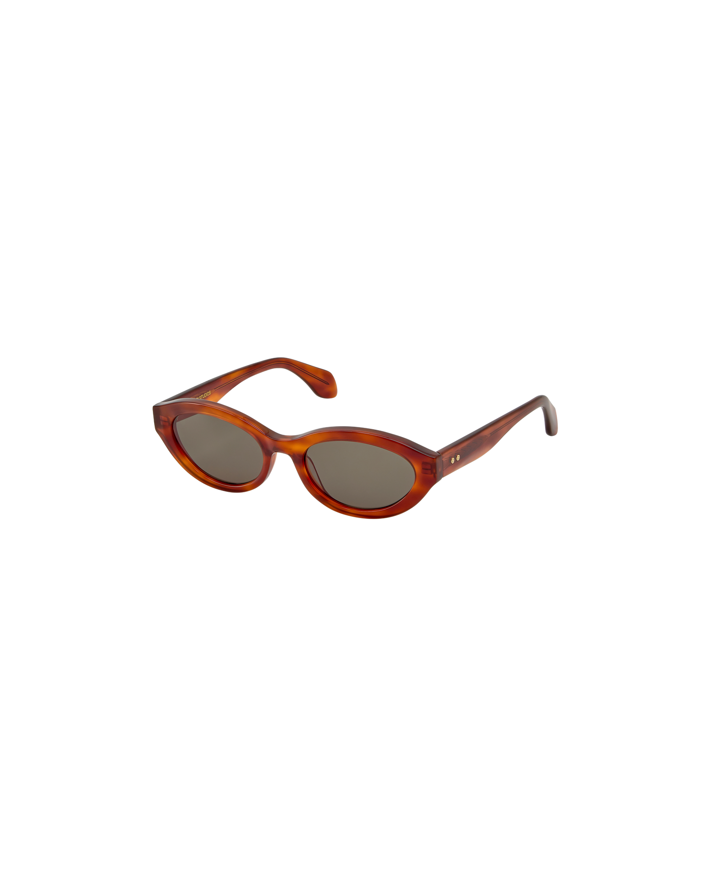 MILA: Tiny Acetato Havana sunglasses by GIGI STUDIOS 8766