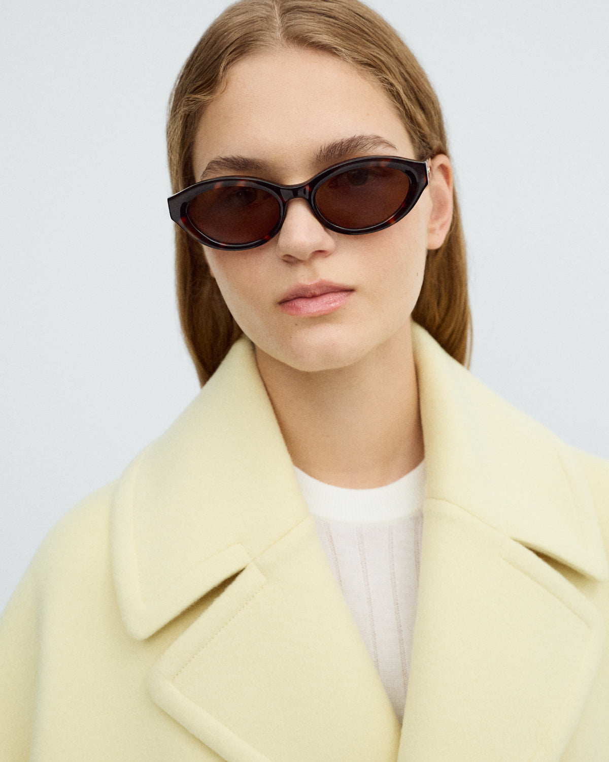 MILA: Tiny Acetato Havana sunglasses by GIGI STUDIOS 9583