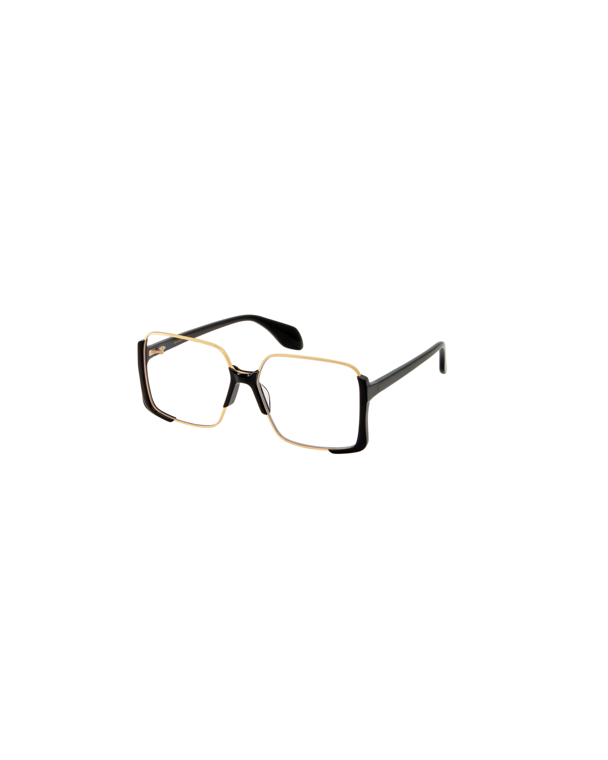 CORALIE: Cuadrada Acetato-Metal Noir optical glasses by GIGI STUDIOS 8777
