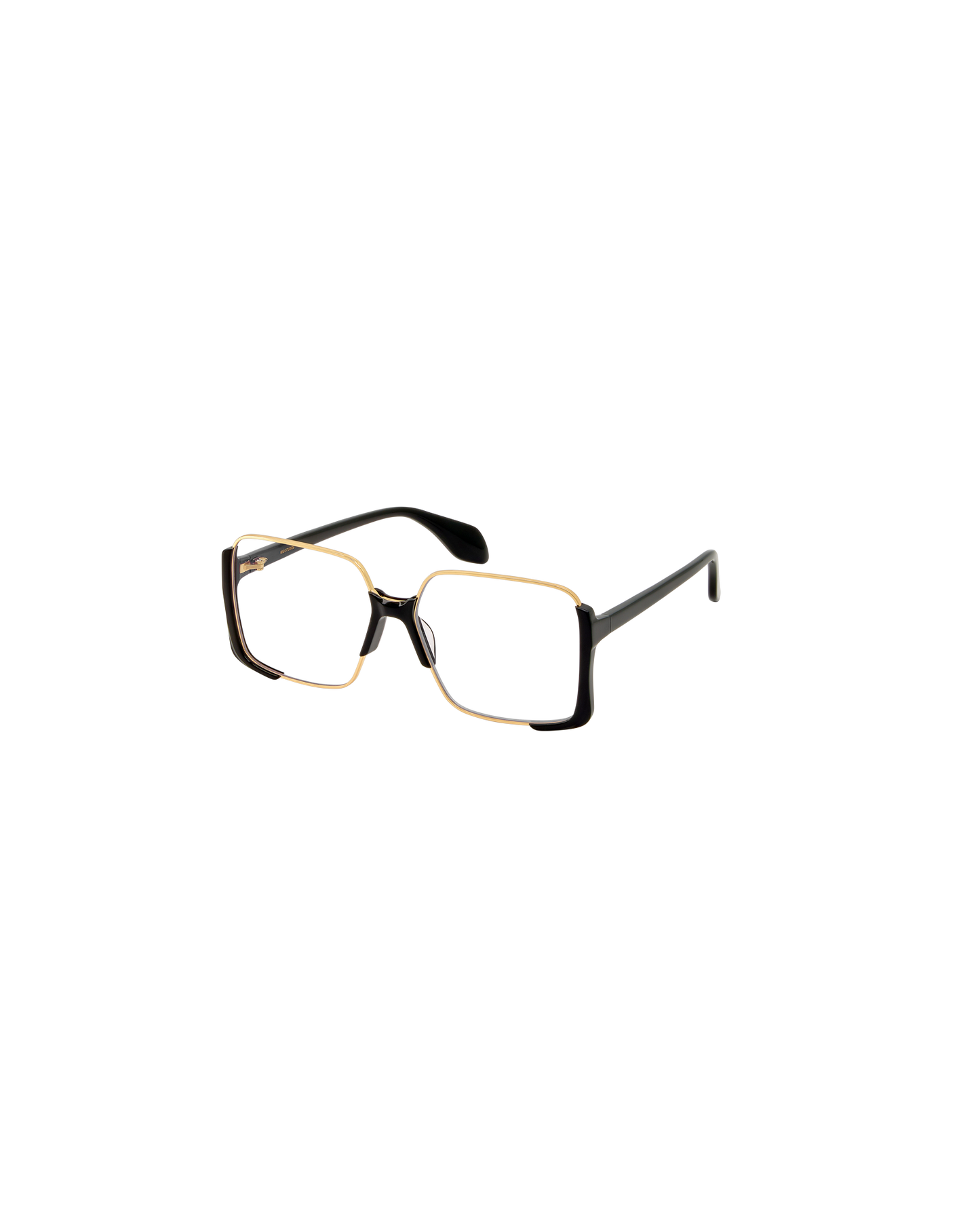 CORALIE: Cuadrada Acetato-Metal Noir optical glasses by GIGI STUDIOS 8777
