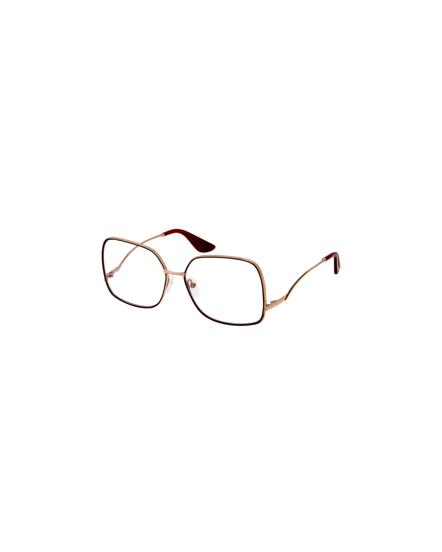 SYRA: Cuadrada Metal Rojo optical glasses by GIGI STUDIOS 8794