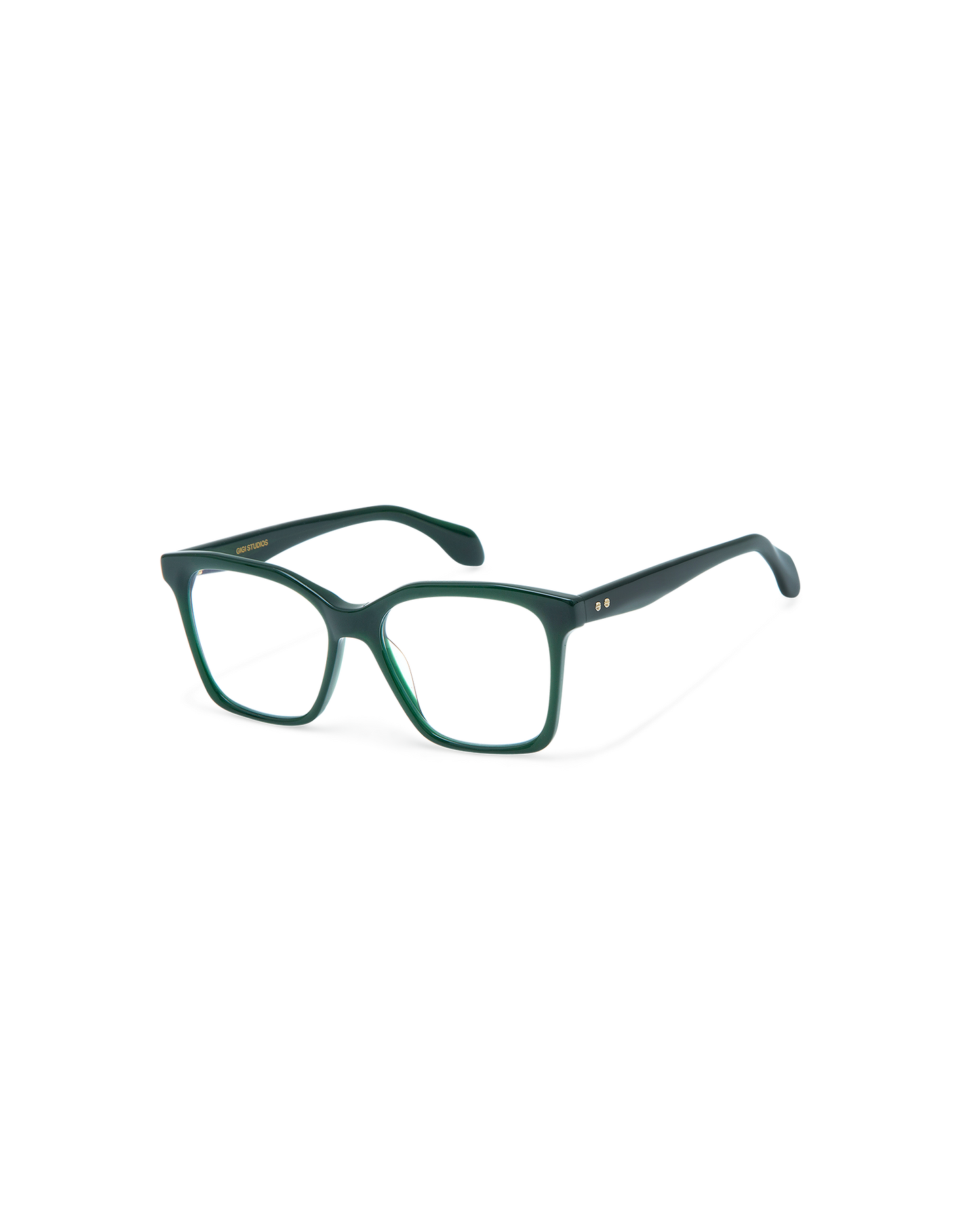 VALENE: Cat Eye Acetato Verde optical glasses by GIGI STUDIOS 10586