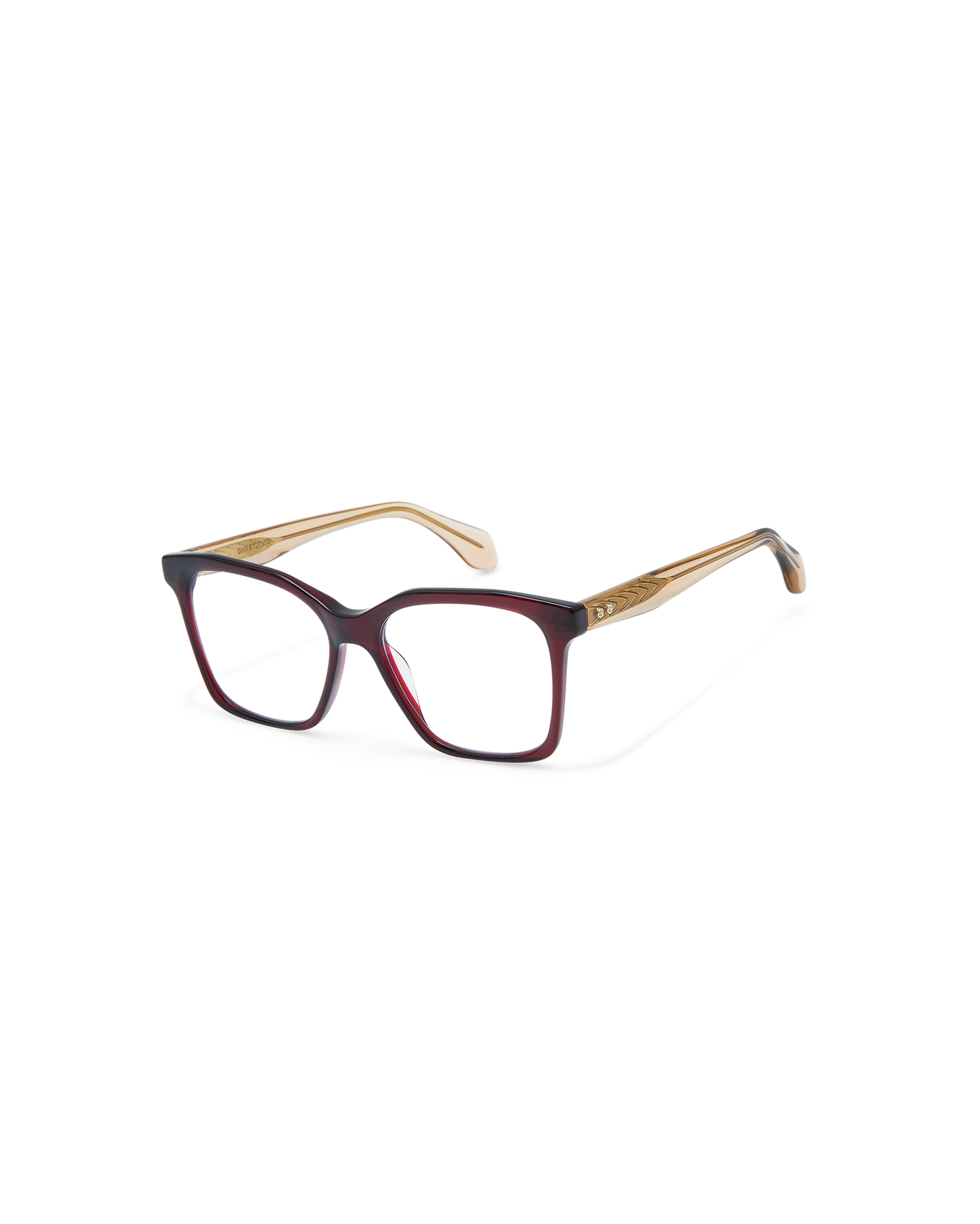 VALENE: Cat Eye Acetato Rojo optical glasses by GIGI STUDIOS 10588