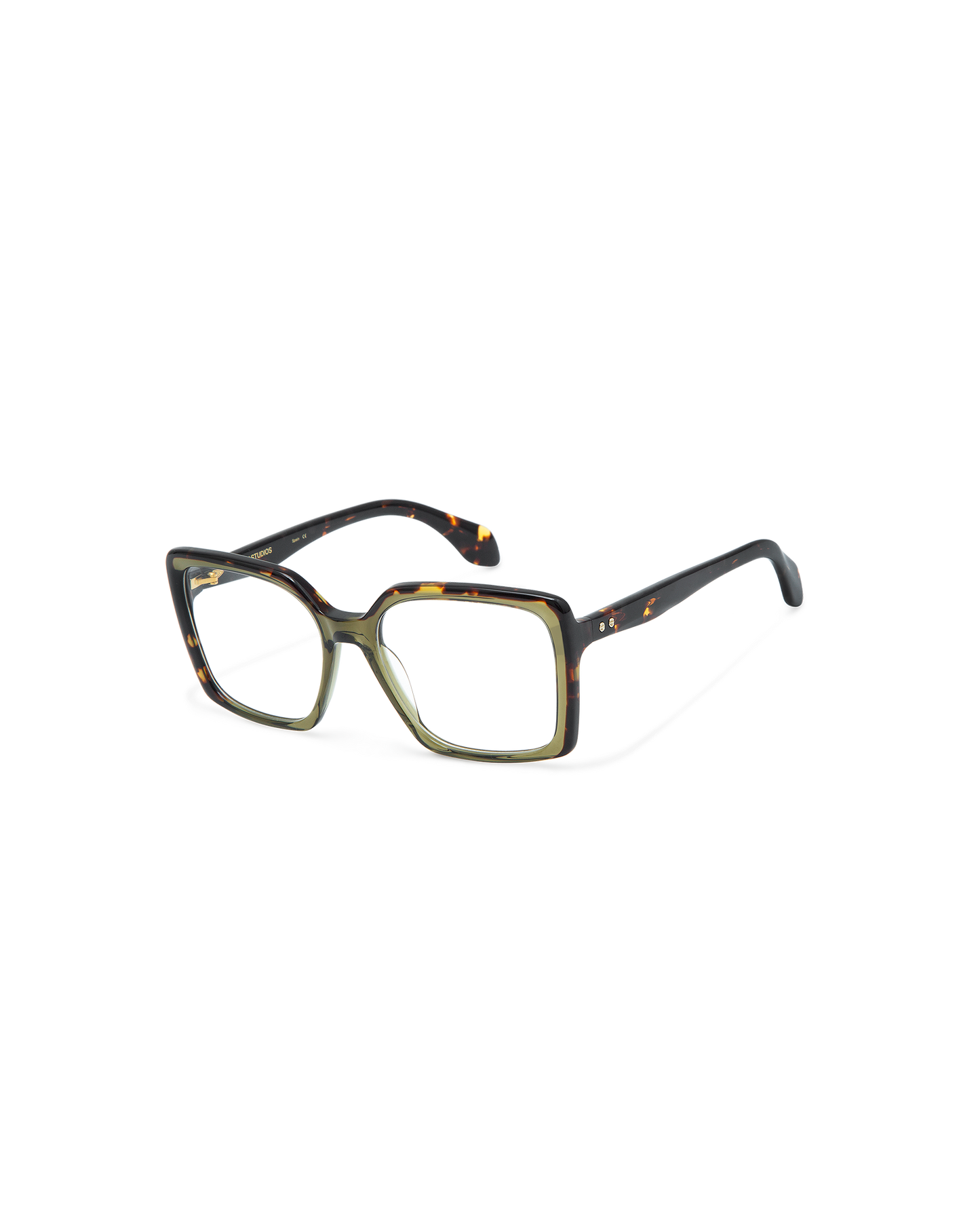 NYSSA: Cat Eye Acetato Verde optical glasses by GIGI STUDIOS 10594