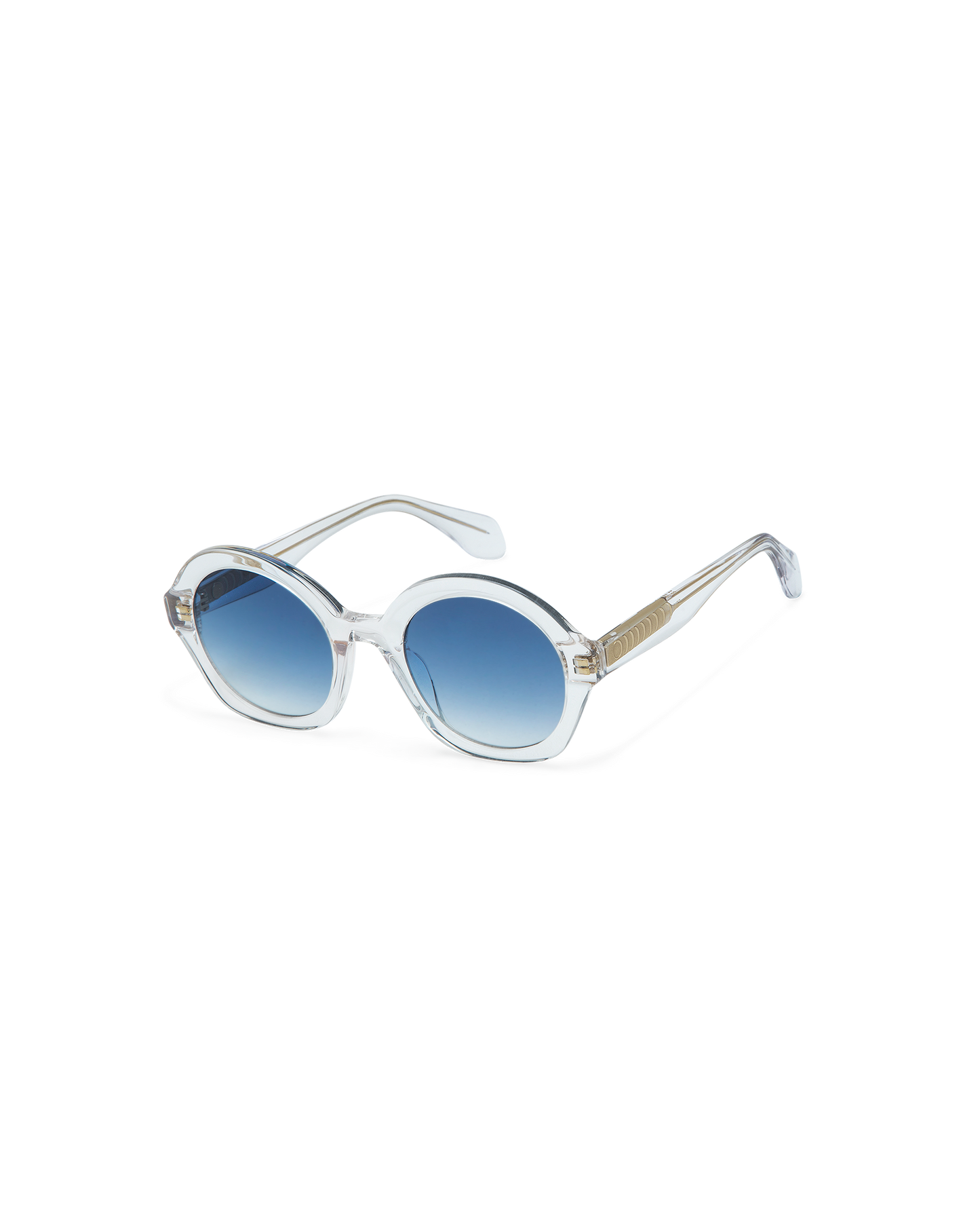 VARELLE: Redondas Acetato Transparente sunglasses by GIGI STUDIOS 10634