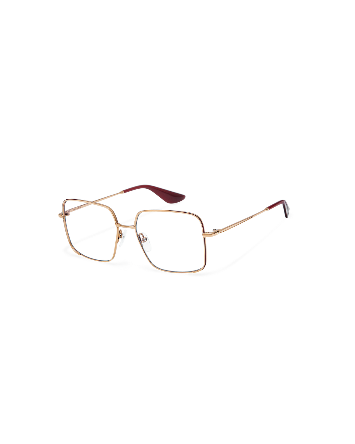 NARELLE: Cuadrada Metal Rojo optical glasses by GIGI STUDIOS 10664