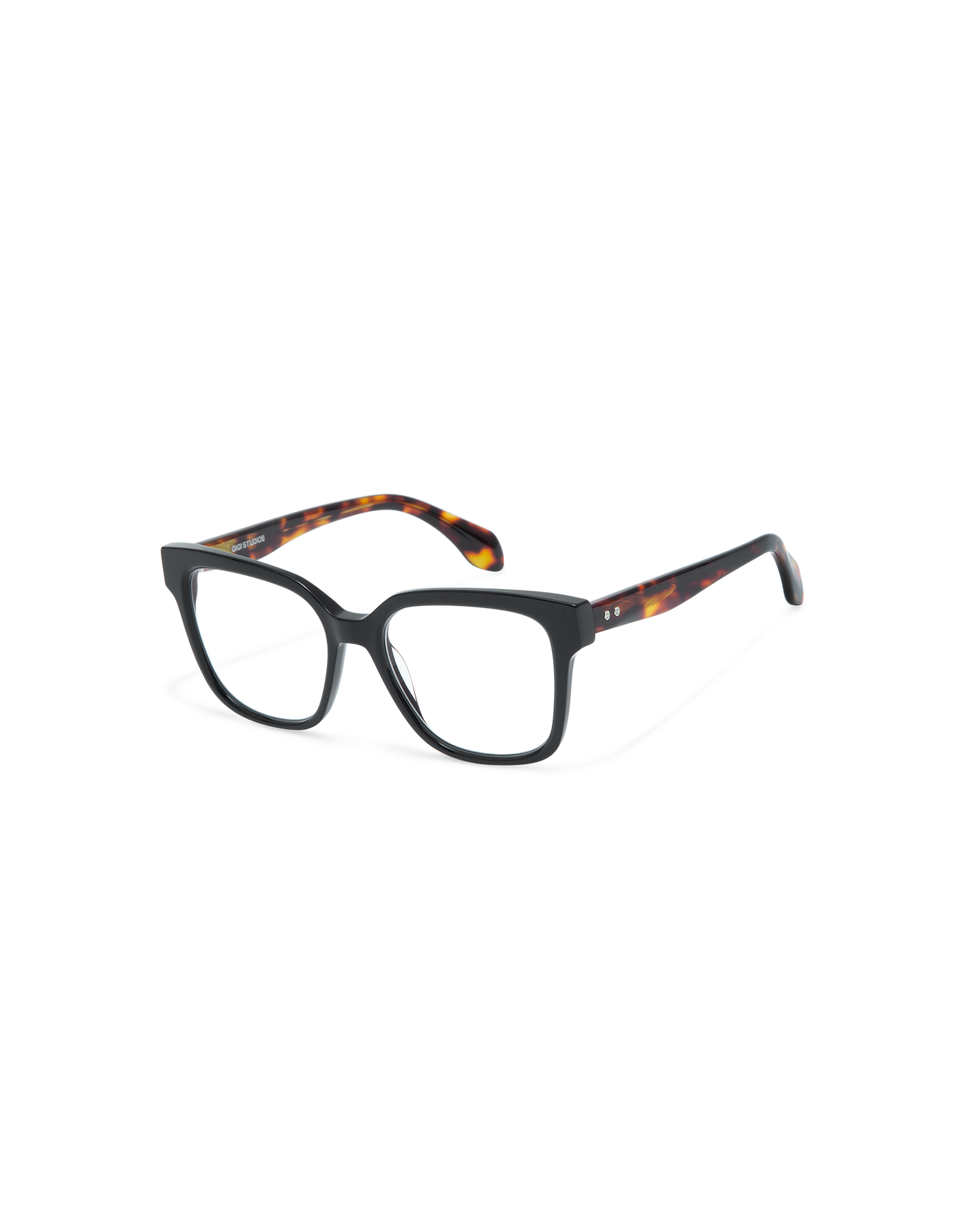 INARA: Cat Eye Acetato Noir optical glasses by GIGI STUDIOS 11664