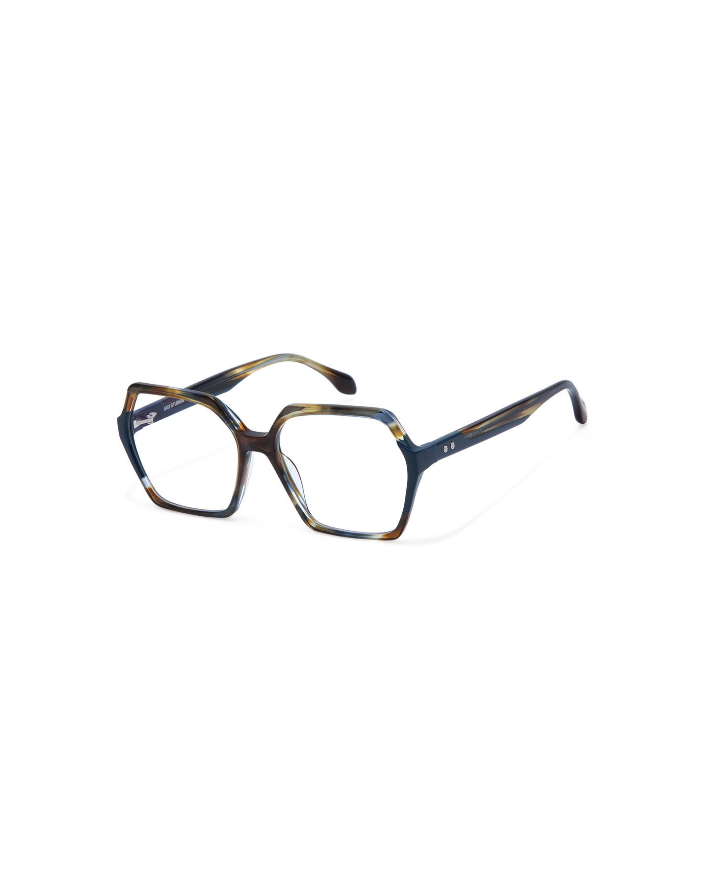NADIRA: Geométricas Acetato Azul optical glasses by GIGI STUDIOS 13561