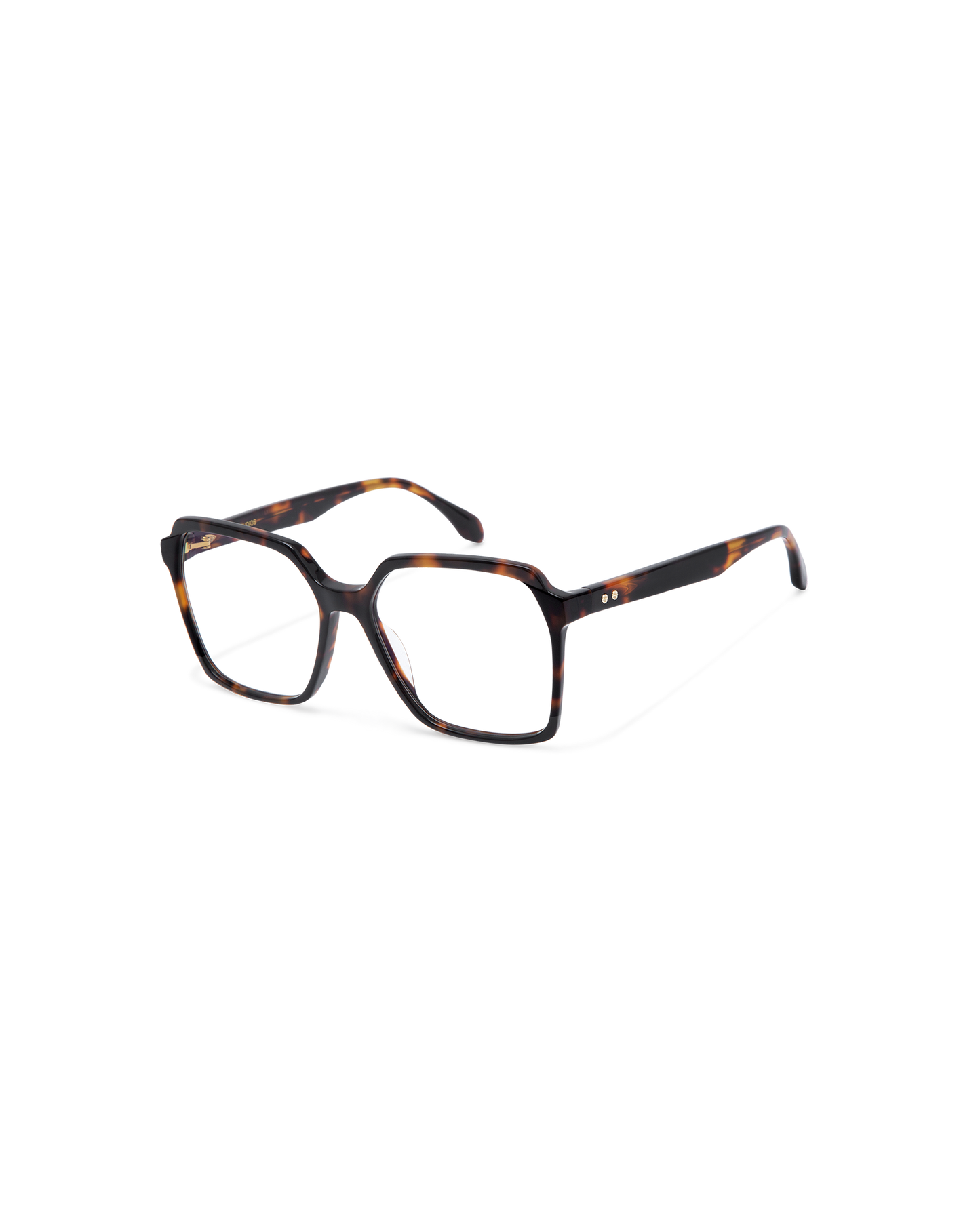 AHLIA: Cuadrada Acetato Havana optical glasses by GIGI STUDIOS 13565