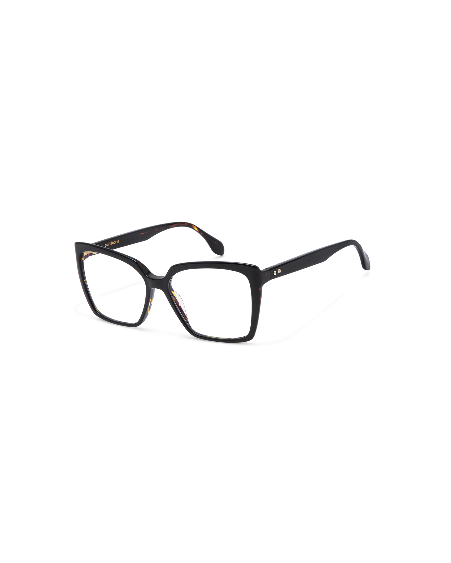 SAMIRA: Cat Eye Acetato Noir optical glasses by GIGI STUDIOS 13571