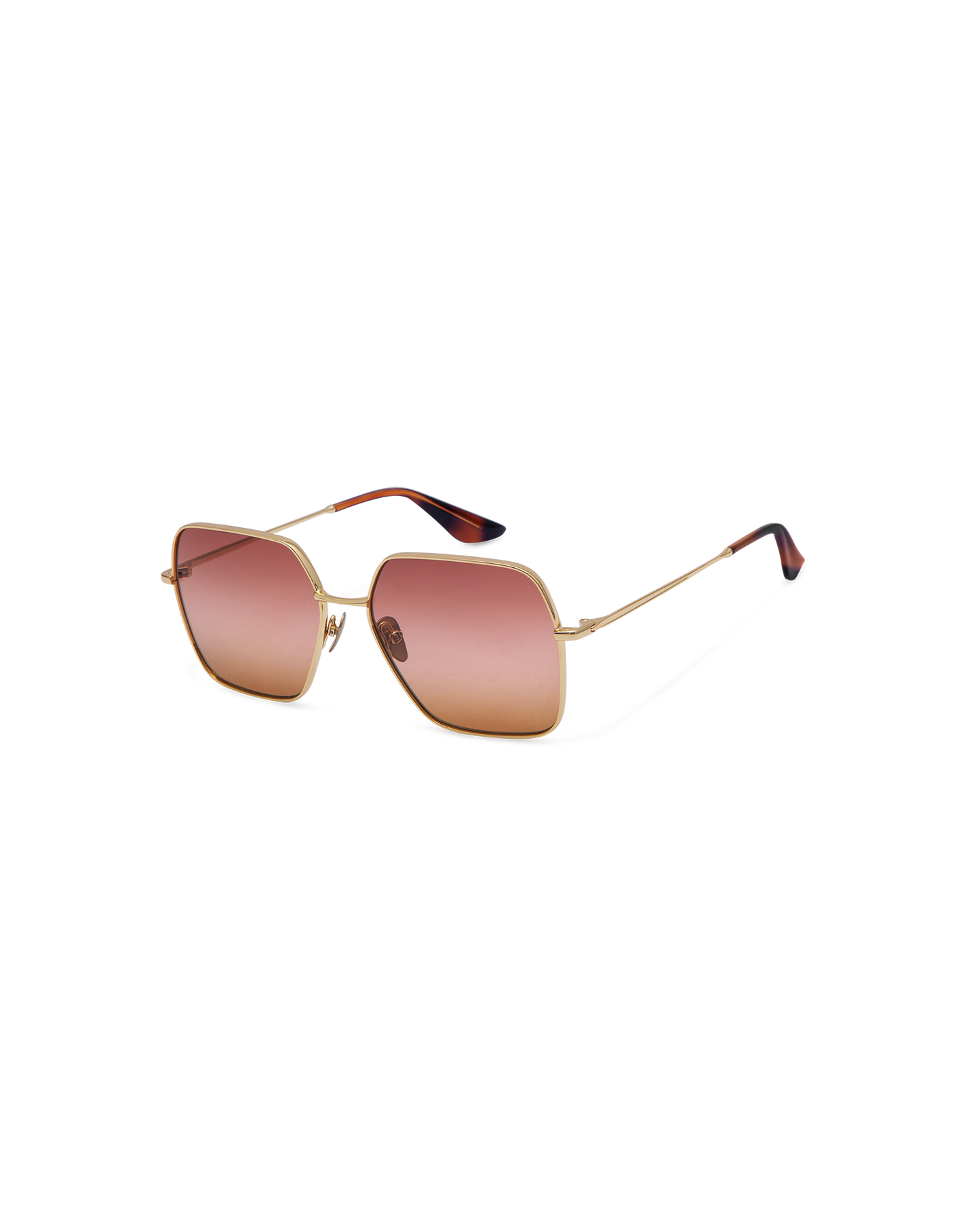 ILENA: Cuadrada Metal Doré sunglasses by GIGI STUDIOS 13647