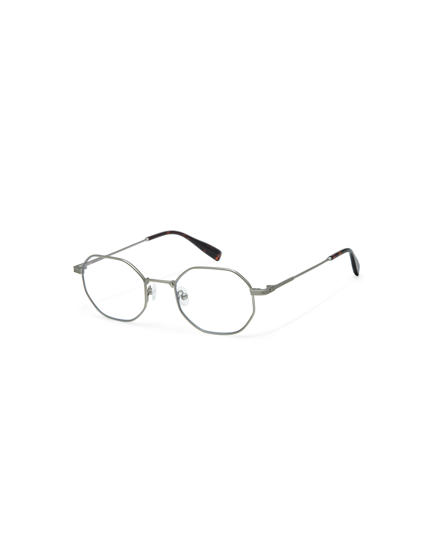 RUNA: Geométricas Metal Dark Silver optical glasses by GIGI STUDIOS 10714