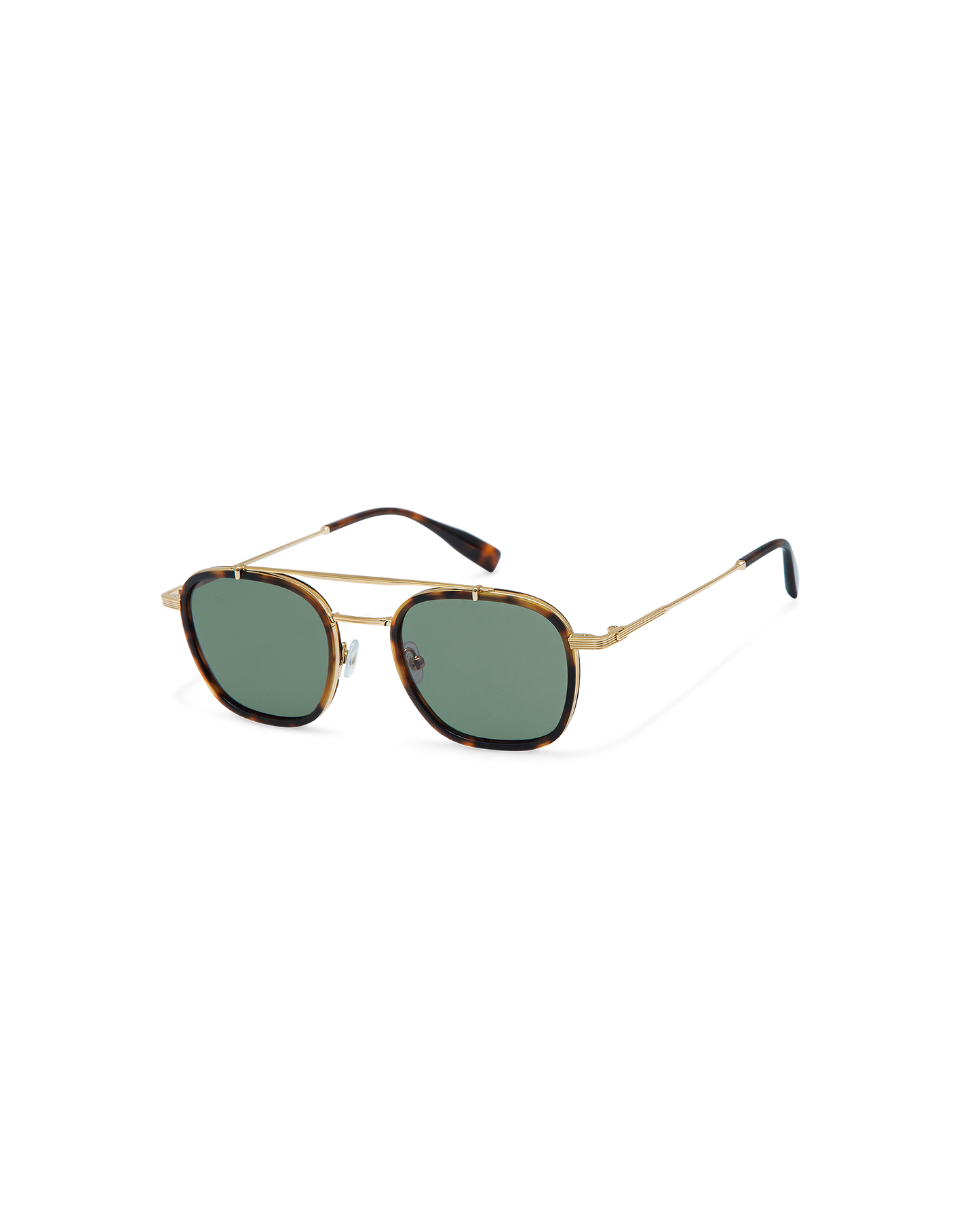 NOOR: Aviador Acetato-Metal Havana sunglasses by GIGI STUDIOS 10734