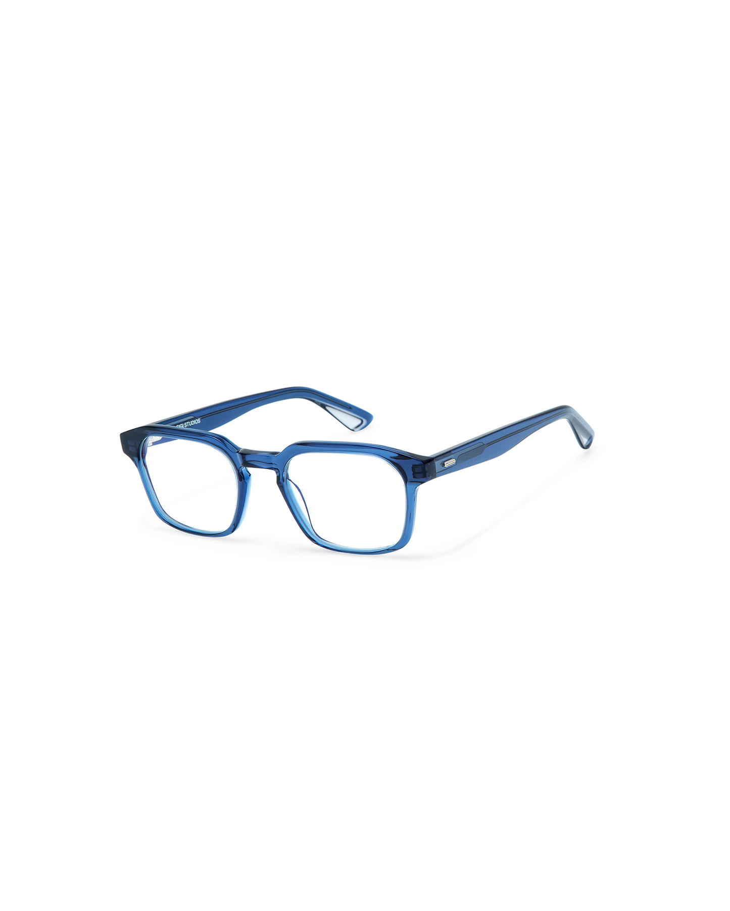 ENZO: Geométricas Acetato Azul optical glasses by GIGI STUDIOS 8833