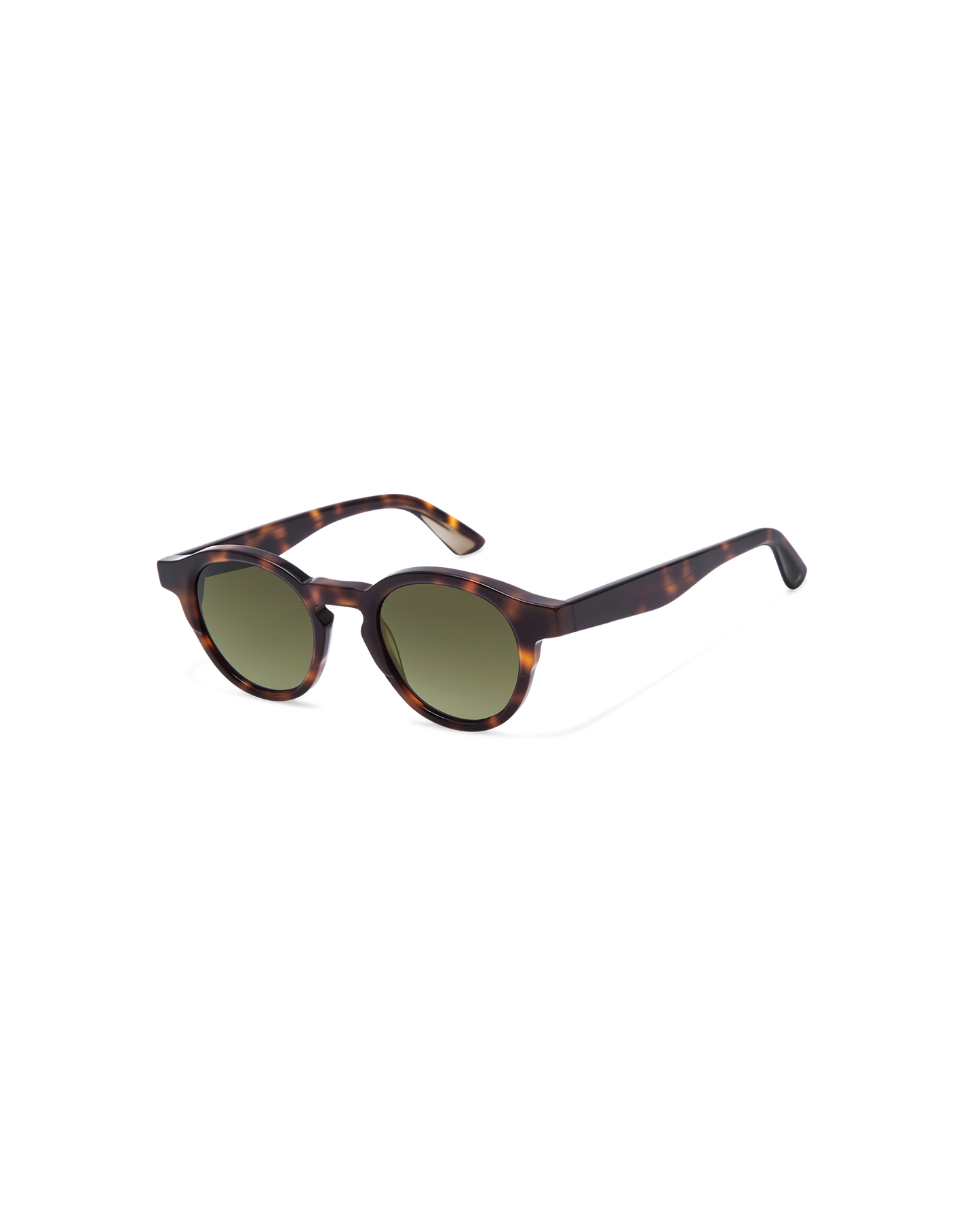 HARING: Redondas Acetato Havana sunglasses by GIGI STUDIOS 13694