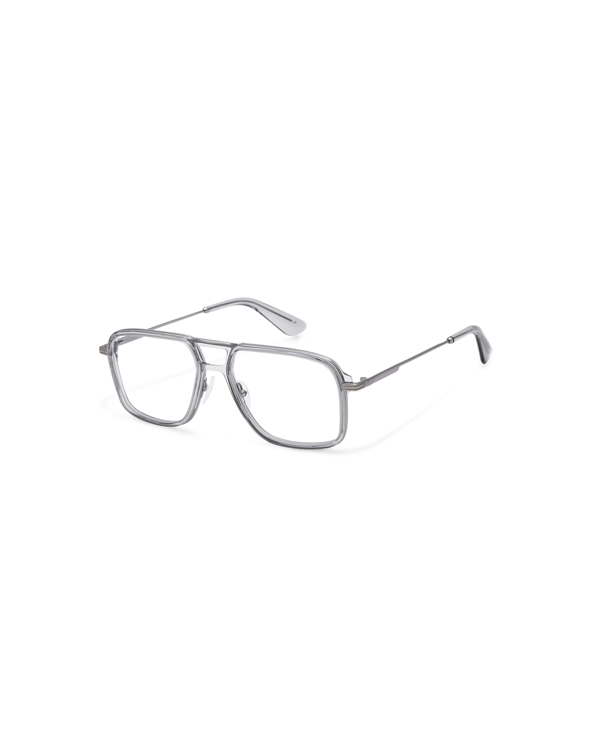 JARETT: Aviador Acetato-Metal Grigio optical glasses by GIGI STUDIOS 13714