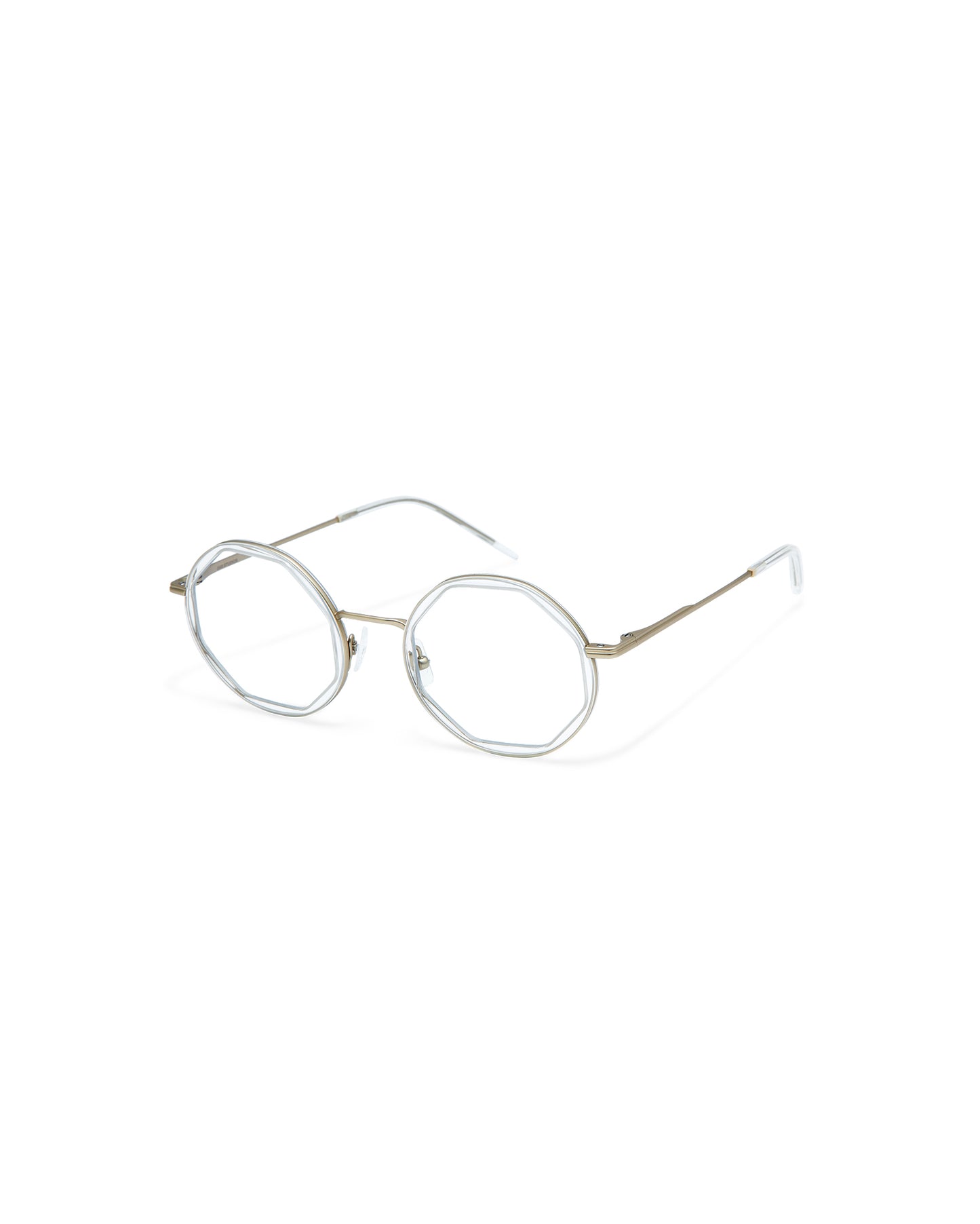THAMES: Geométricas Titanio-Acetato Jaune optical glasses by GIGI STUDIOS 4222