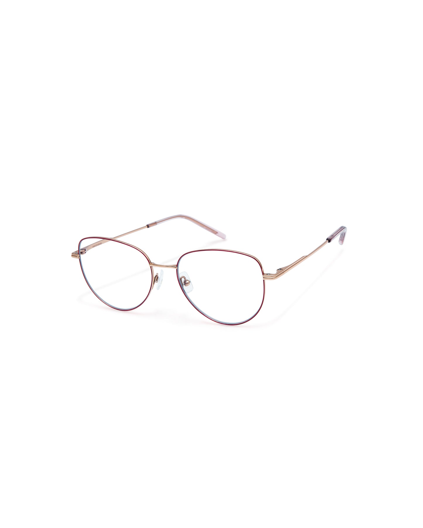 ELOISE: Cat Eye Titanio Rojo optical glasses by GIGI STUDIOS 4430