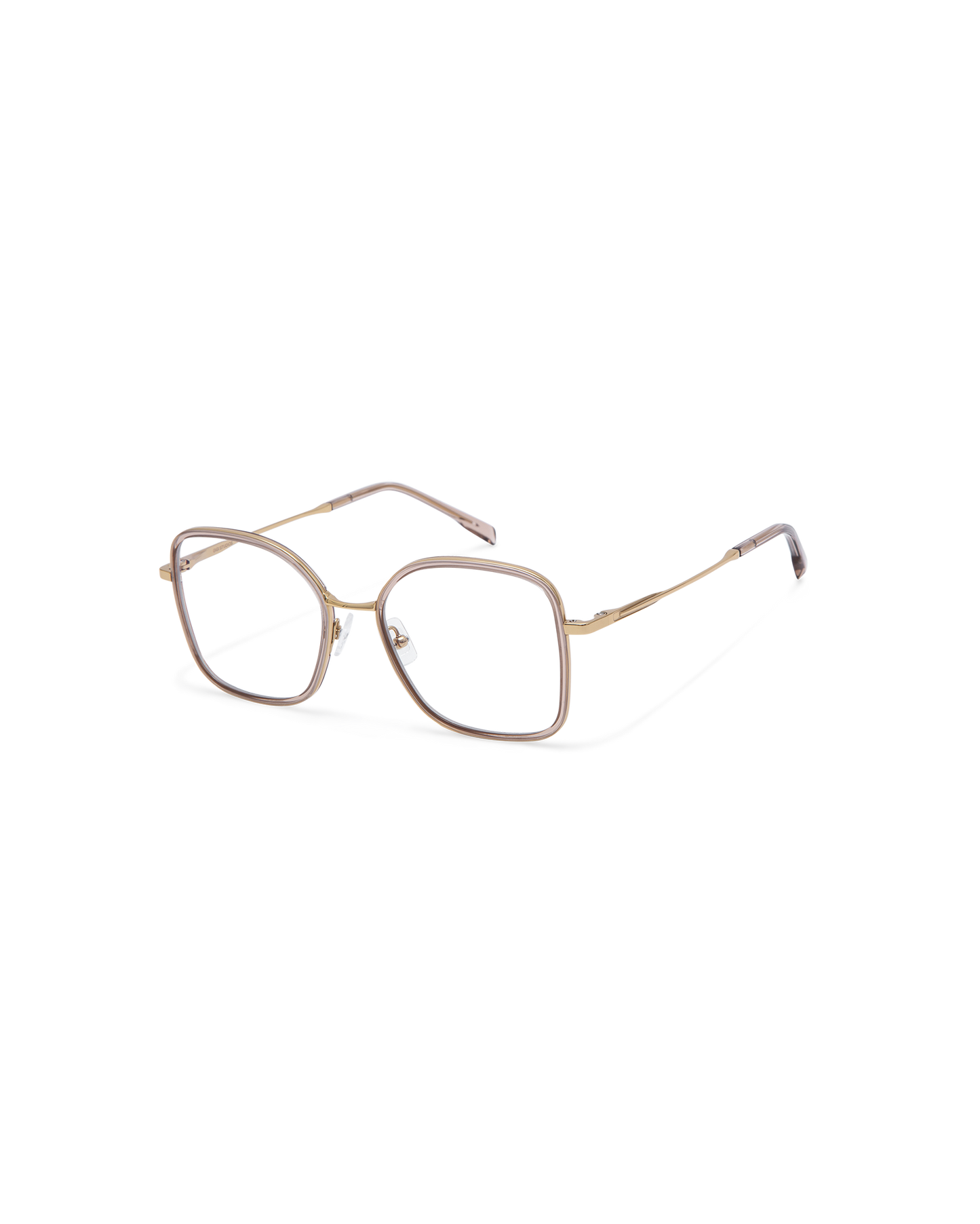 YARO: Redondas Titanio-Acetato Marrón optical glasses by GIGI STUDIOS 13790
