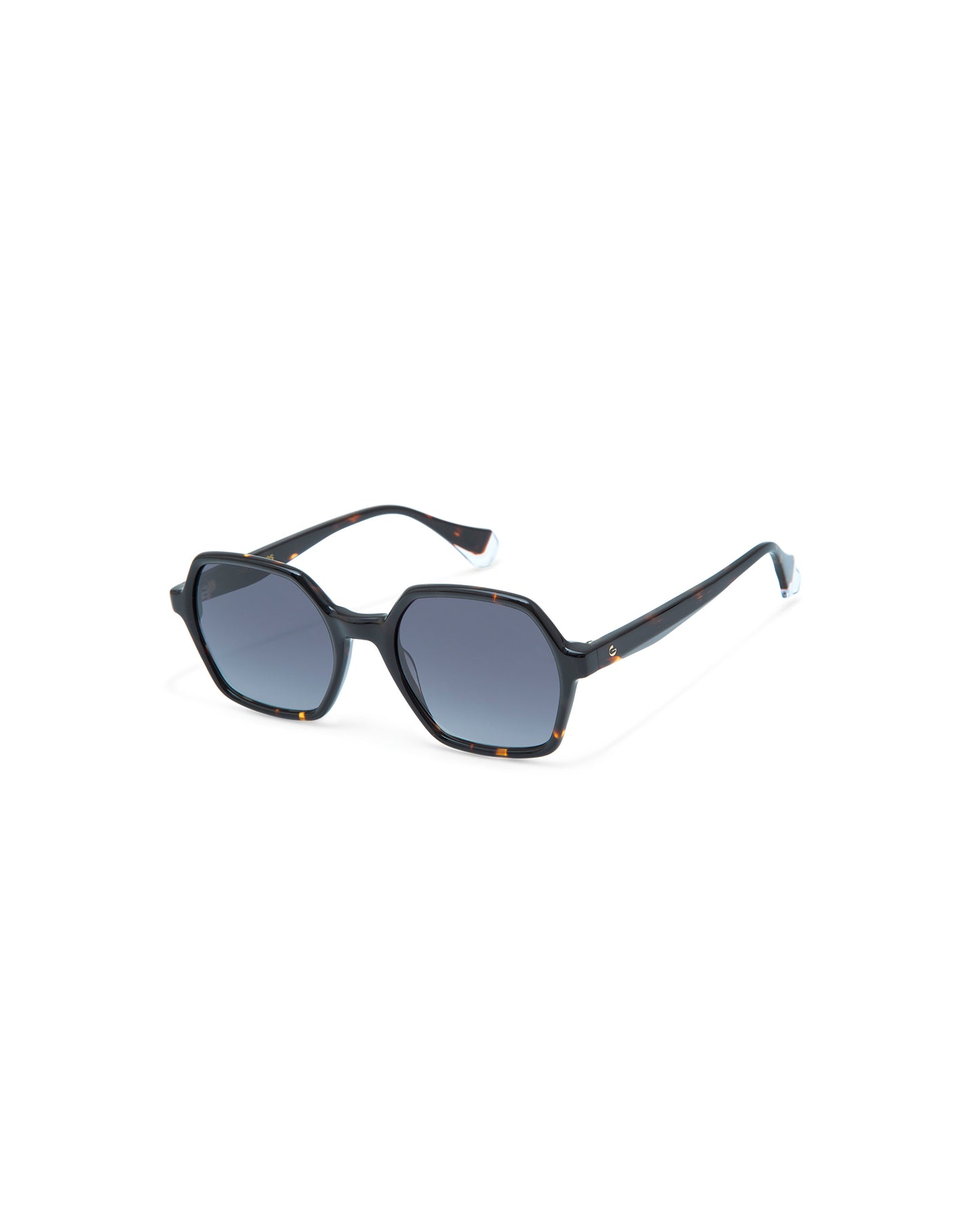 SKYLER: Geométricas Acetato Havana sunglasses by GIGI STUDIOS 4292