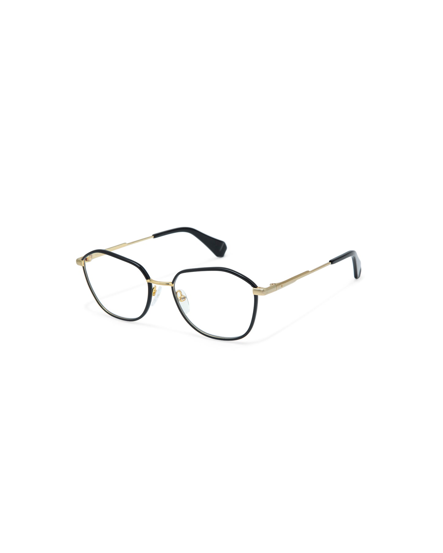 LYSANDER: Geométricas Acetato-Metal Noir optical glasses by GIGI STUDIOS 4390