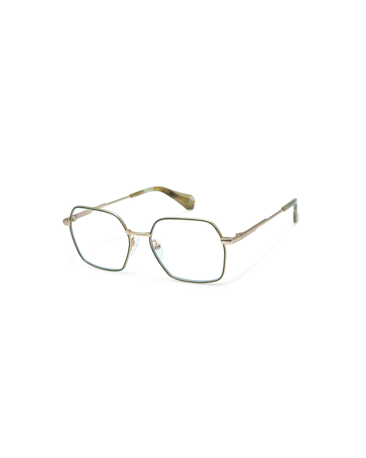 DARCY: Cuadrada Metal Verde optical glasses by GIGI STUDIOS 4269