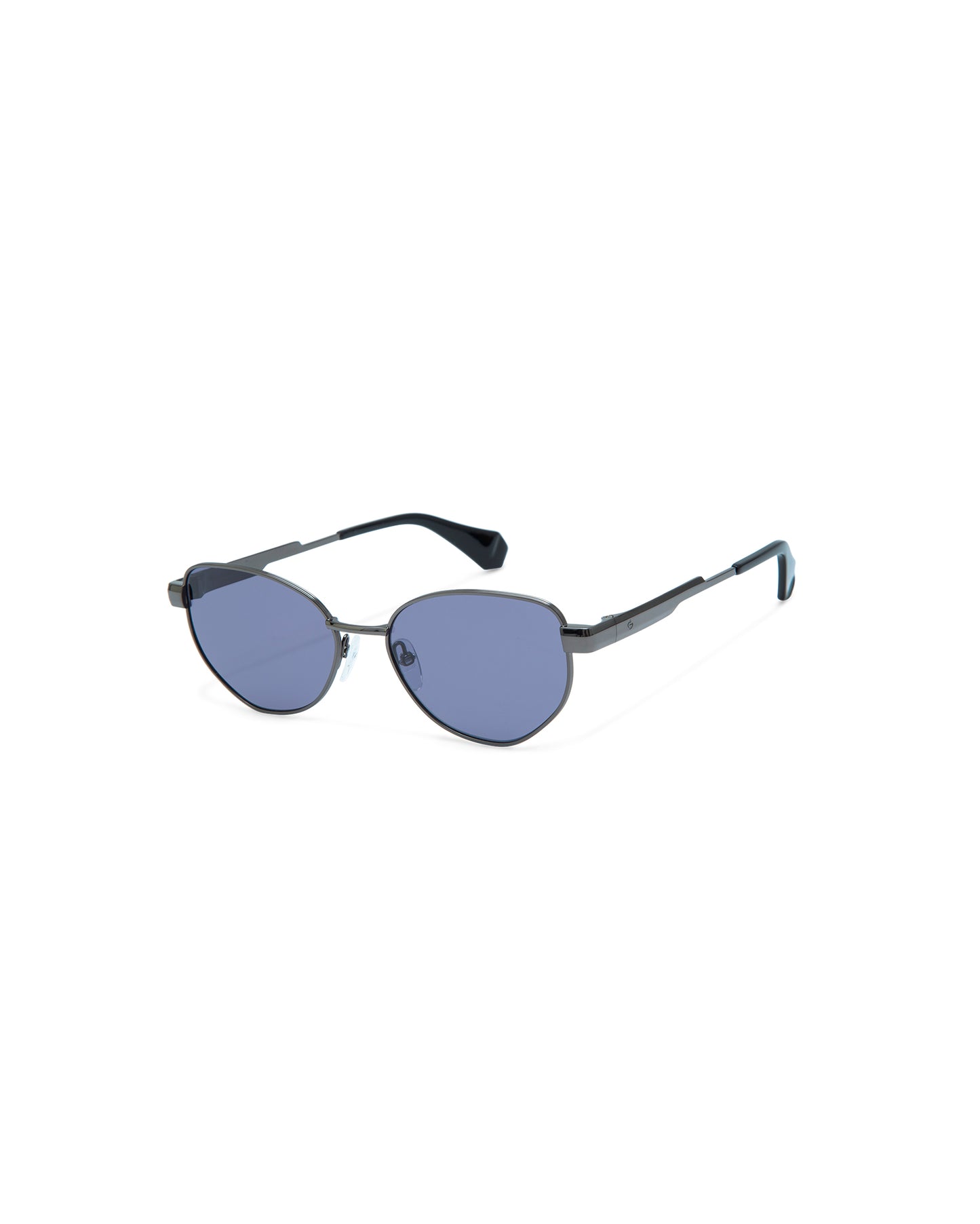 CALLUM: Cat Eye Metal Dark Silver sunglasses by GIGI STUDIOS 4271