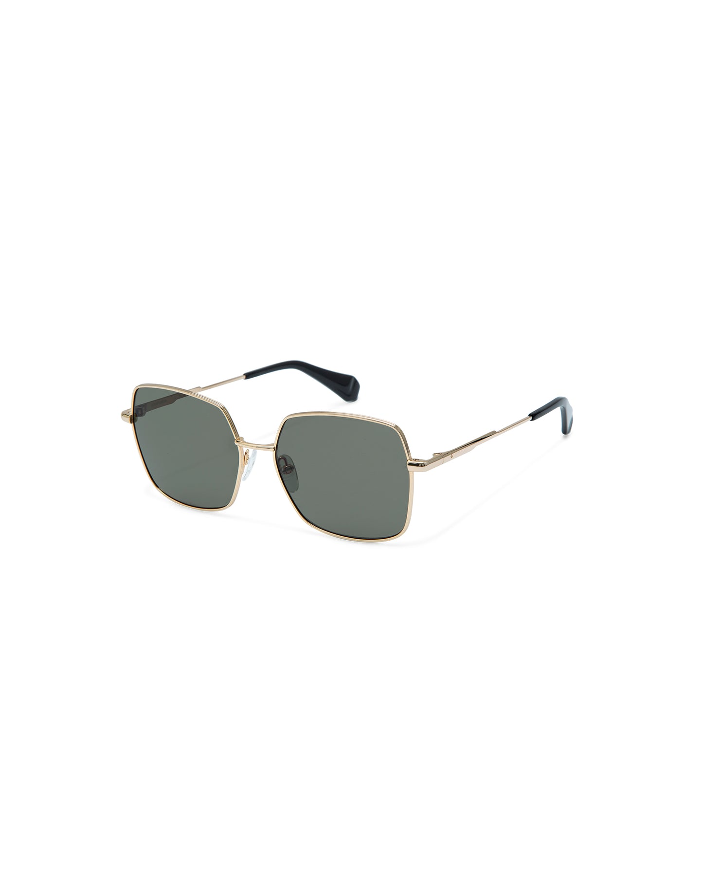 LIORA: Cuadrada Metal Doré sunglasses by GIGI STUDIOS 4273
