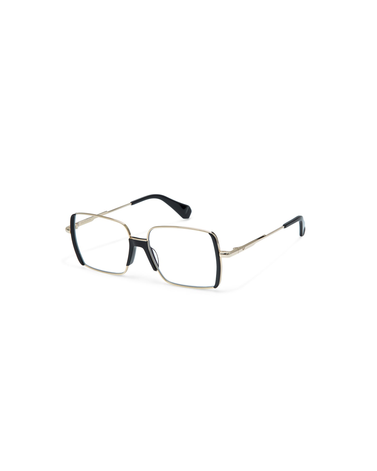 KALON: Cuadrada Acetato-Metal Noir optical glasses by GIGI STUDIOS 4443
