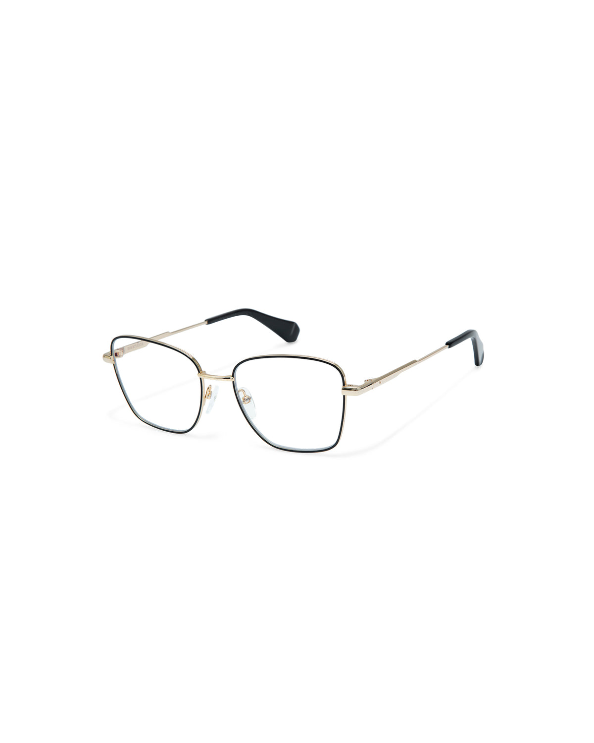 ELOWEN: Cat Eye Metal Noir optical glasses by GIGI STUDIOS 4446