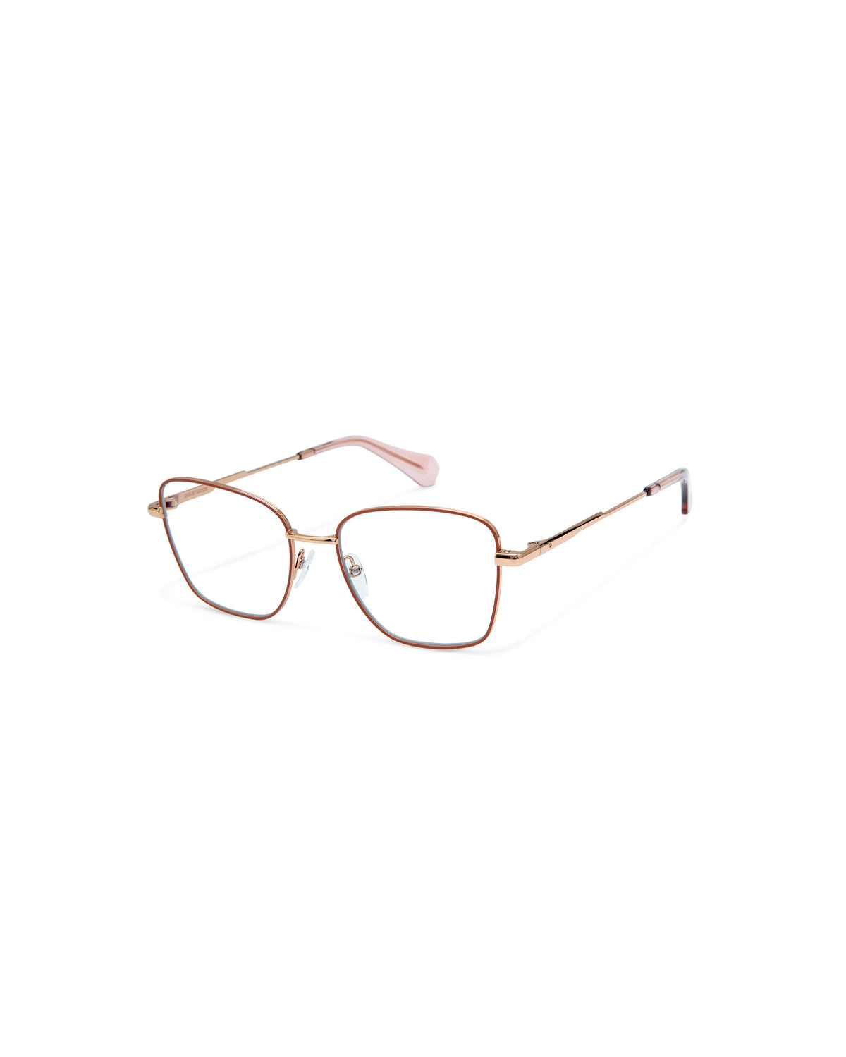ELOWEN: Cat Eye Metal Rosa optical glasses by GIGI STUDIOS 4281