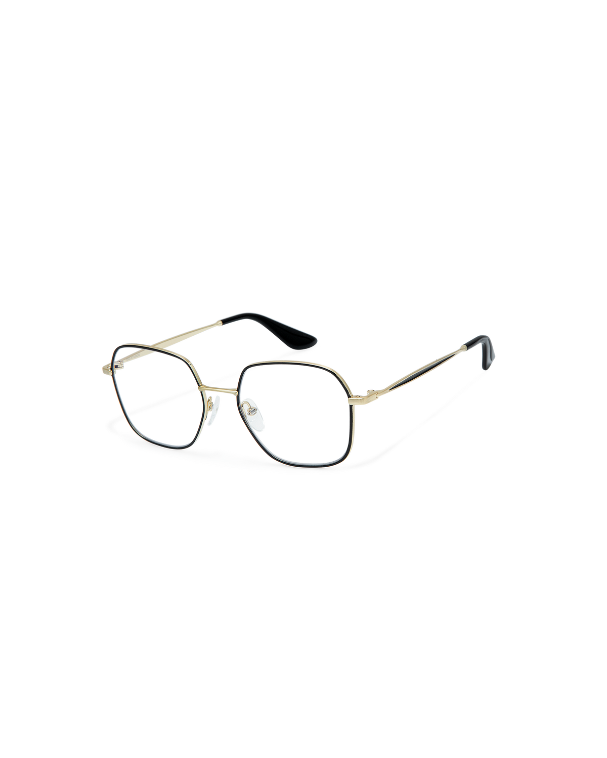 AYA: Geométricas Acetato-Metal Noir optical glasses by GIGI STUDIOS 8913