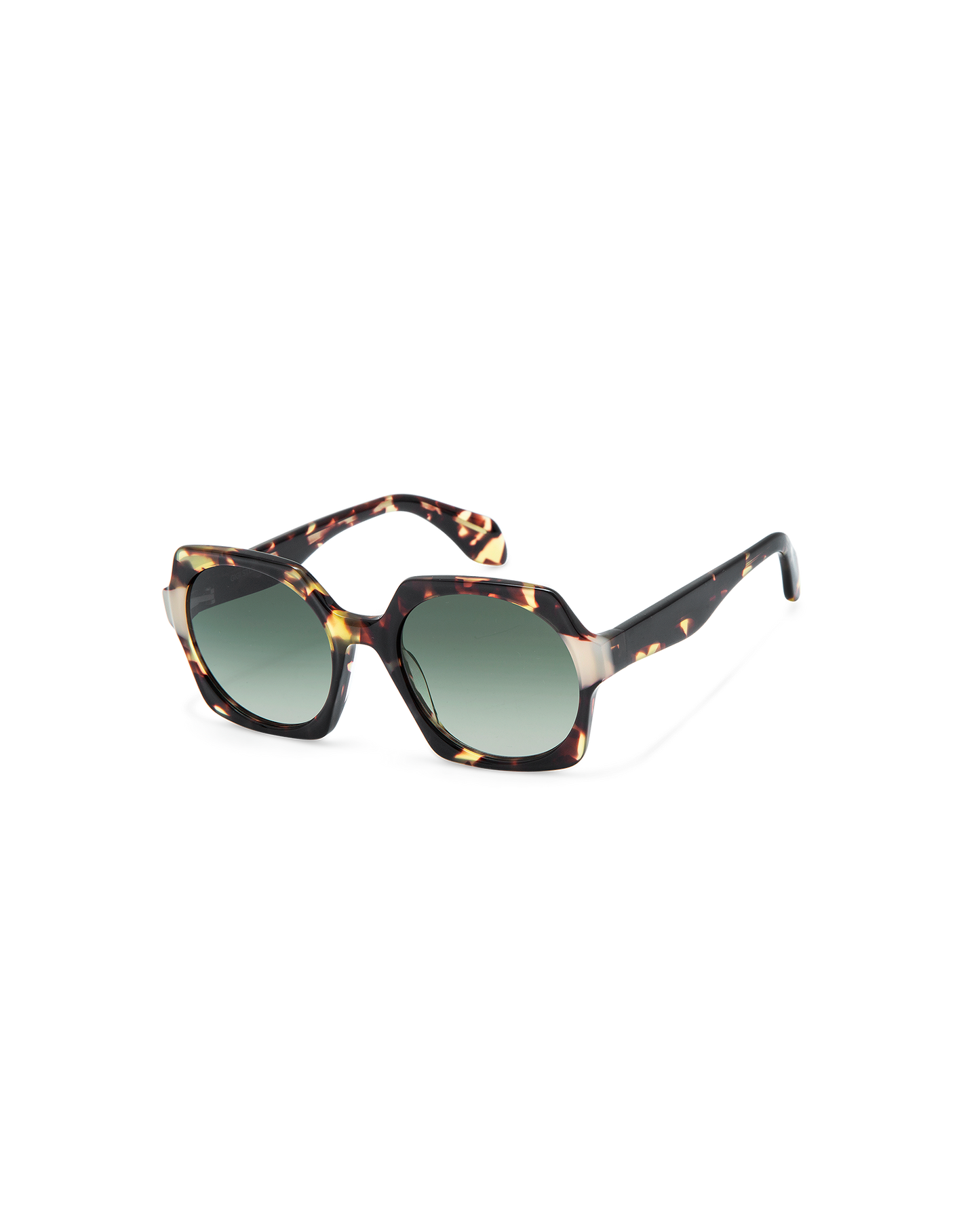 ENA: Geométricas Acetato Havana sunglasses by GIGI STUDIOS 10084
