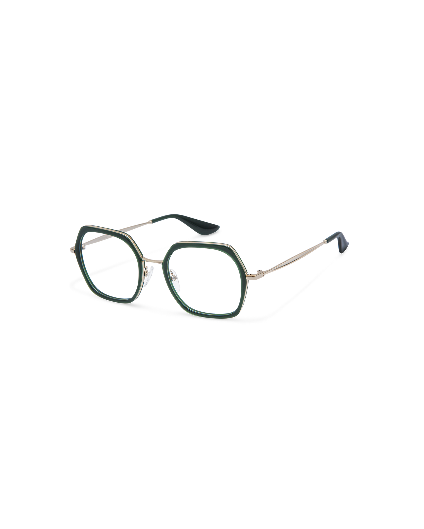 MIN: Geométricas Acetato-Metal Verde optical glasses by GIGI STUDIOS 13866