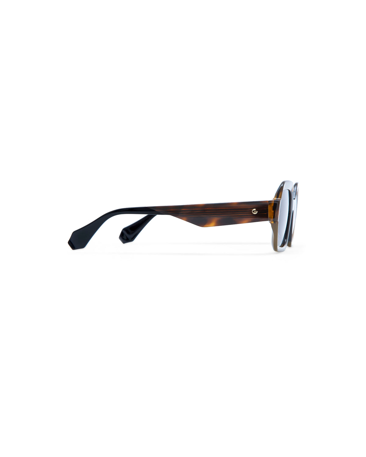 SOLEIL: Cuadrada Acetato Noir sunglasses by GIGI STUDIOS 377