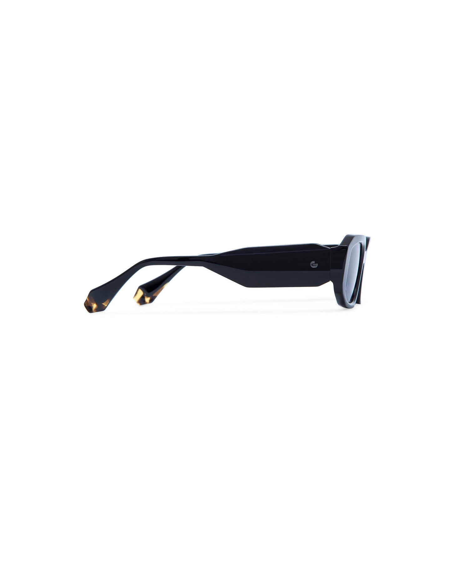 DANIELLE: Tiny Acetato Noir sunglasses by GIGI STUDIOS 419