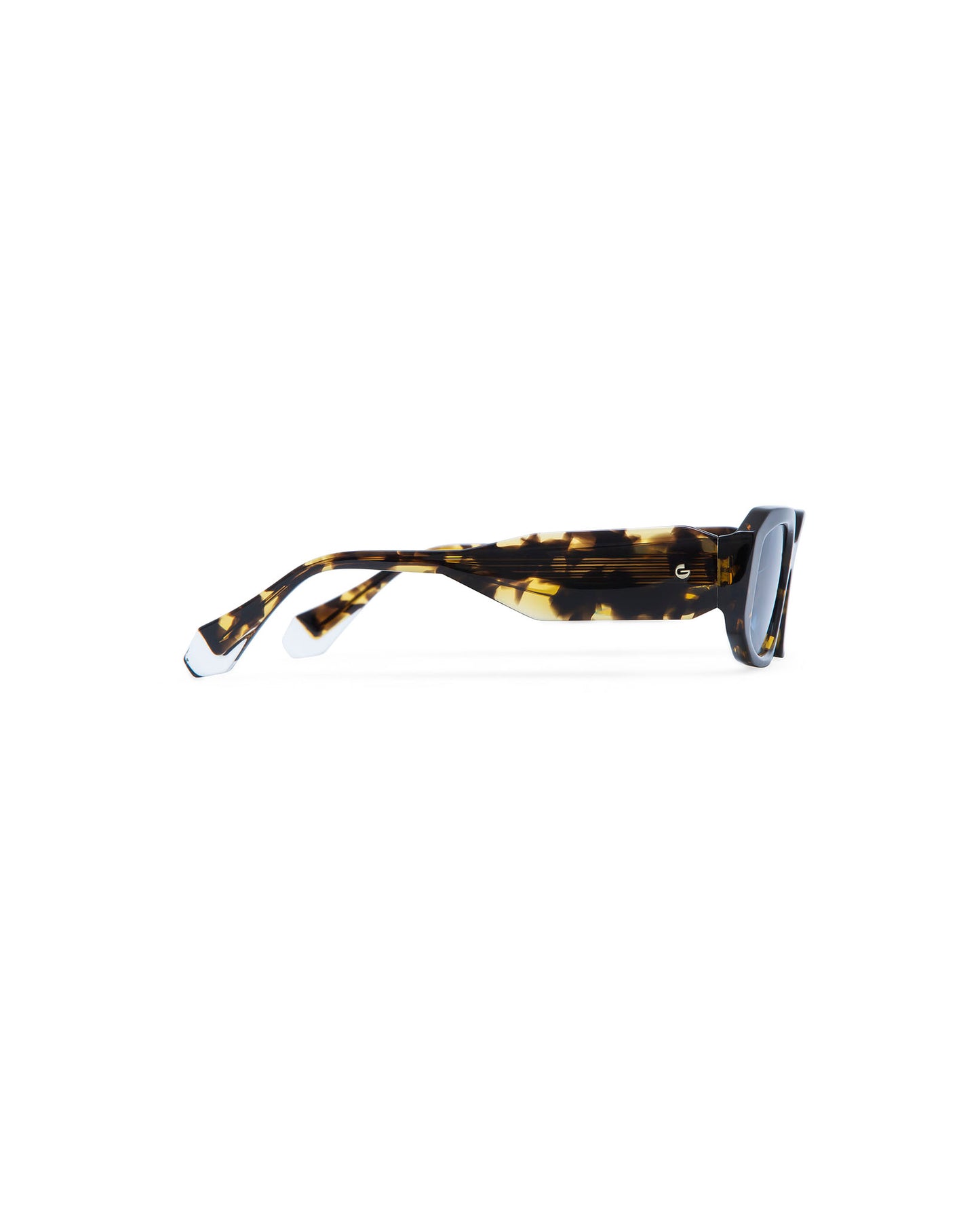 DANIELLE: Tiny Acetato Havana sunglasses by GIGI STUDIOS 423