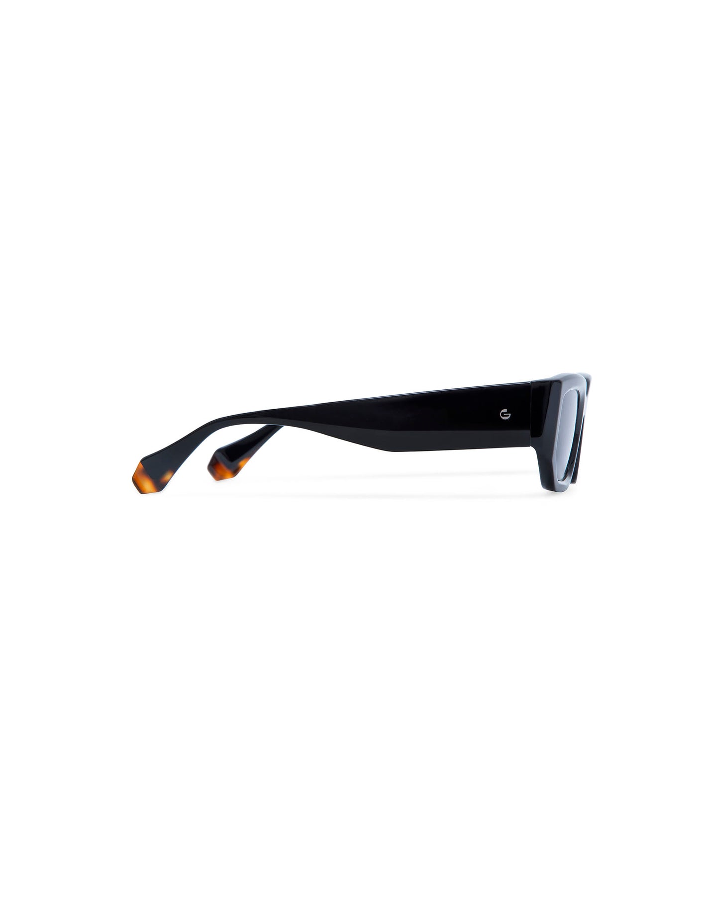 NATALIE II: Rectangular Acetato Noir sunglasses by GIGI STUDIOS 431