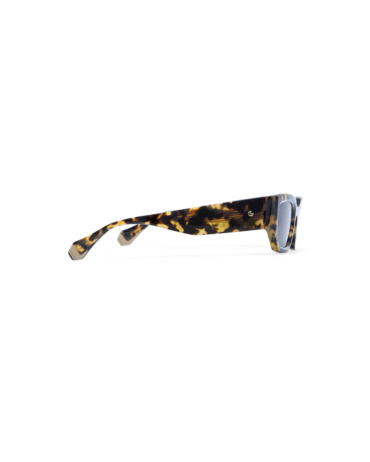 NATALIE II: Rectangular Acetato Verde sunglasses by GIGI STUDIOS 443