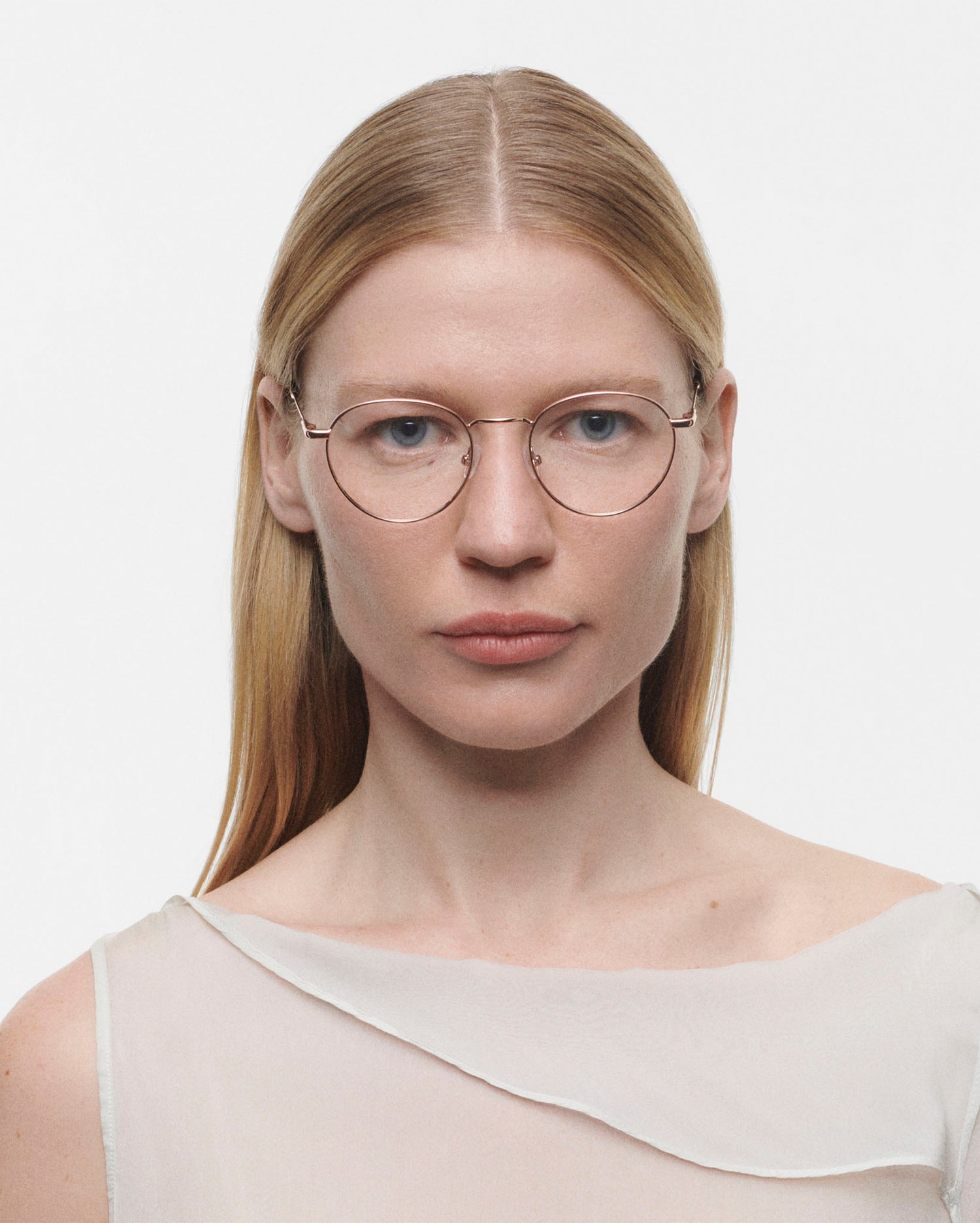 QUARTZ: Redondas Metal Rosa optical glasses by GIGI STUDIOS 451
