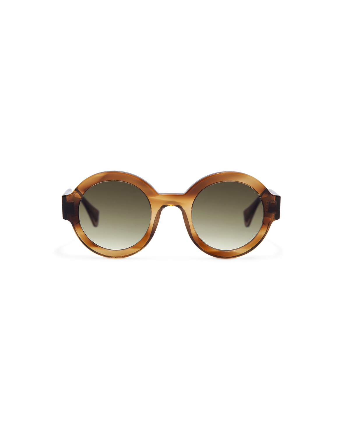 LAURA: Redondas Acetato Marrón sunglasses by GIGI STUDIOS 13506