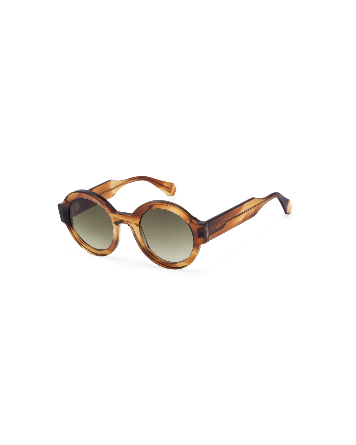 LAURA: Redondas Acetato Marrón sunglasses by GIGI STUDIOS 13507