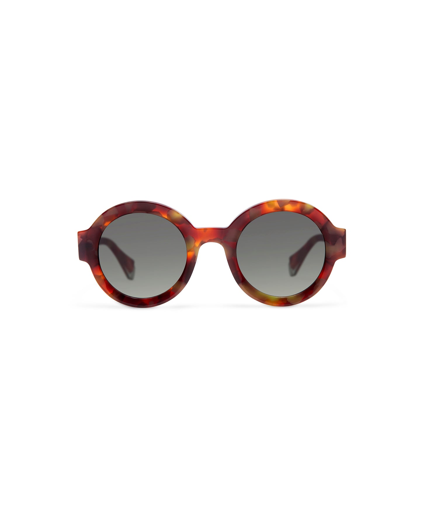 LAURA: Redondas Acetato Marrón sunglasses by GIGI STUDIOS 66